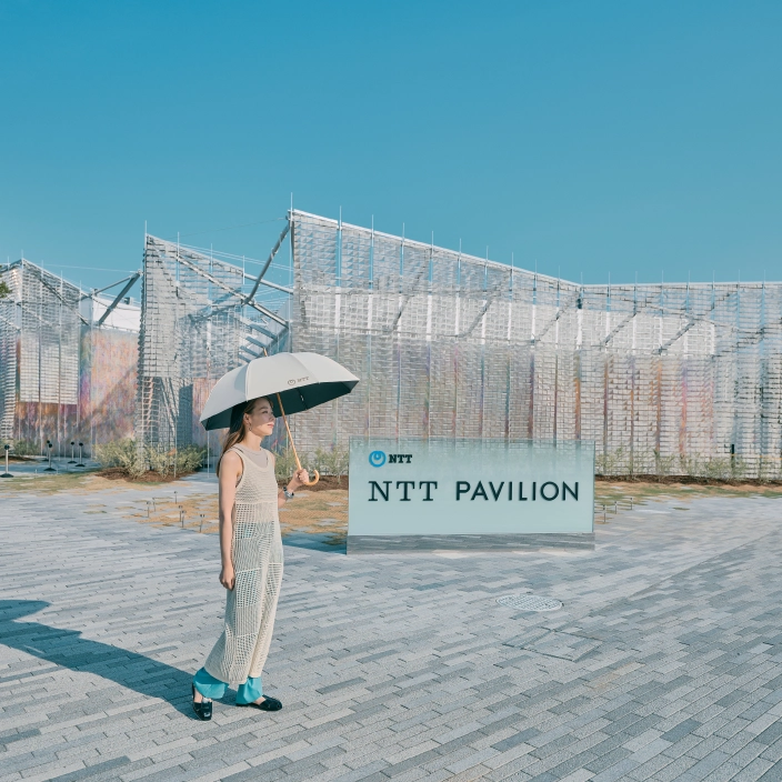 関西万博untule日傘の無料貸出を実施