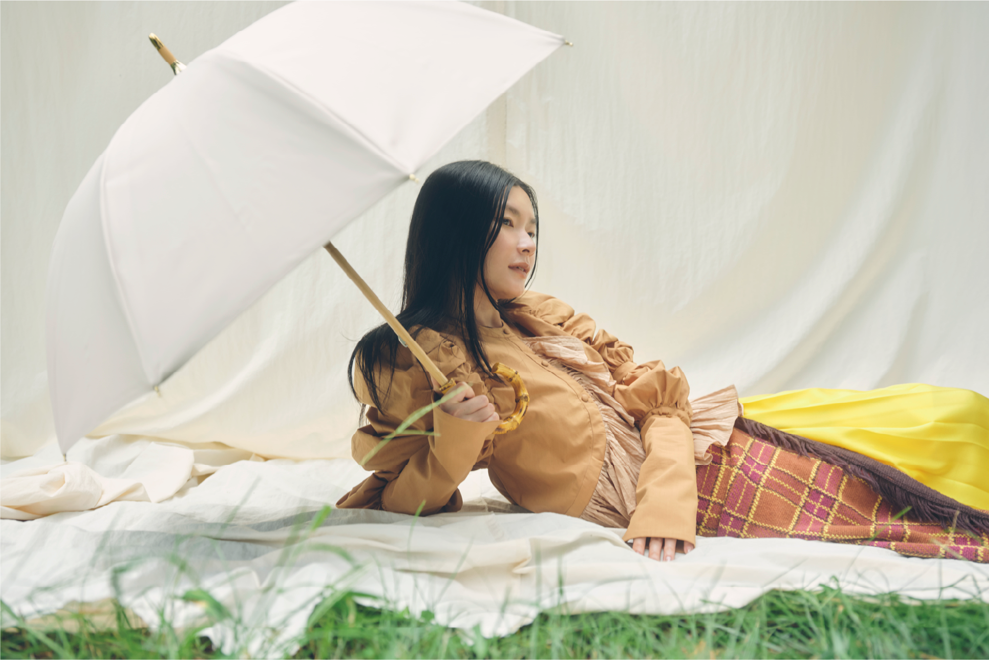 長傘S アイボリー