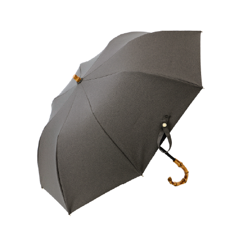 折りたたみ日傘 シャンブレーチャコール