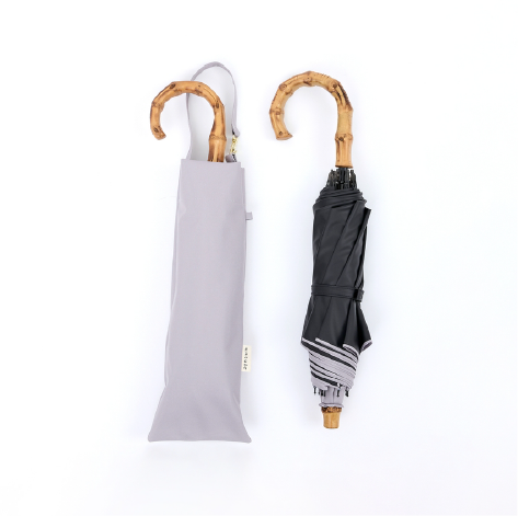 折りたたみ日傘 モーブグレー