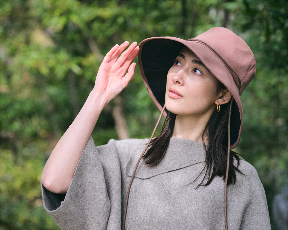 ロープ付きハット