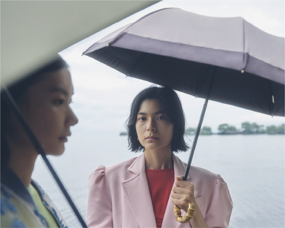 完全遮光日傘 折りたたみ日傘