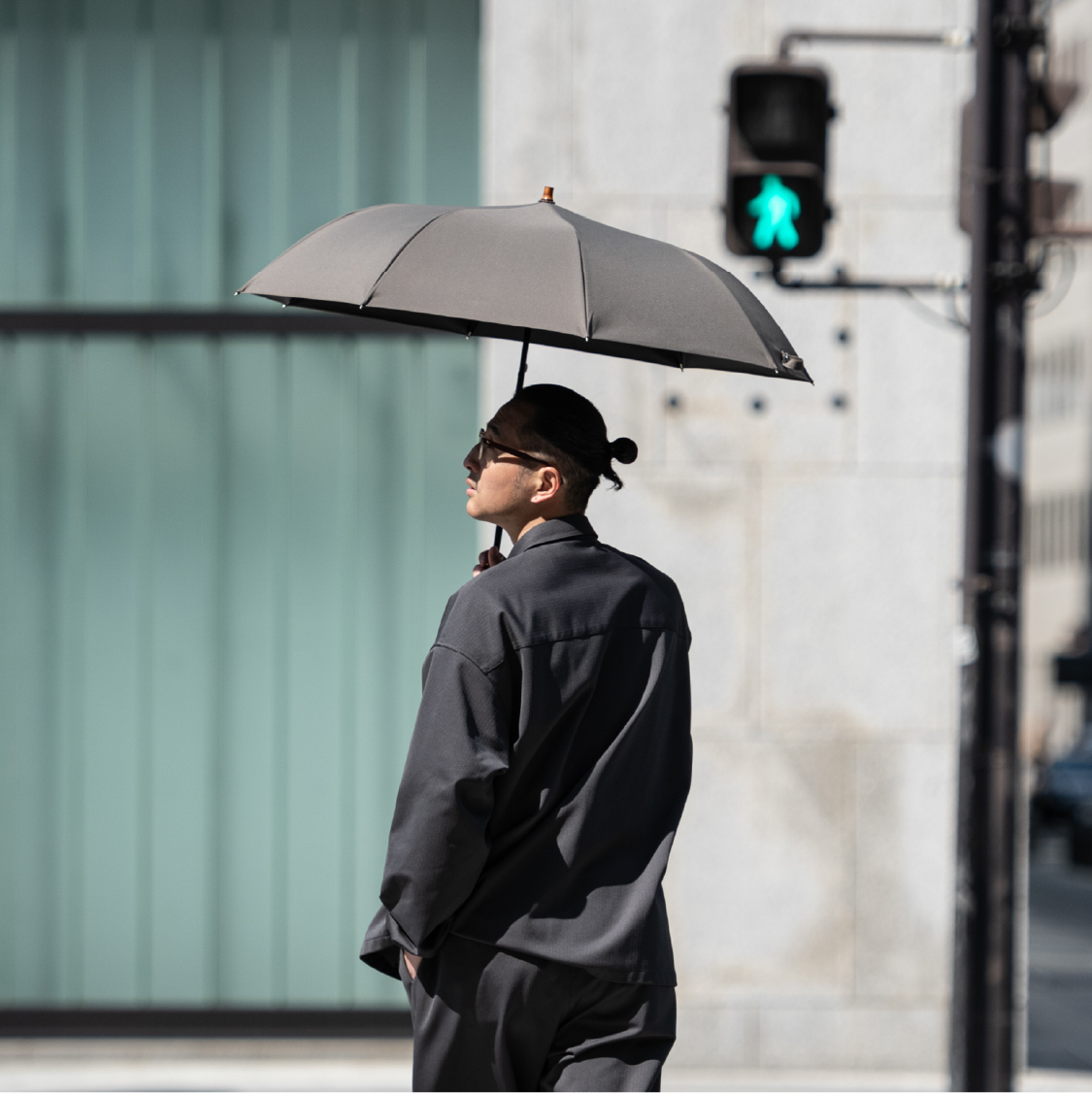 完全遮光 メンズ日傘