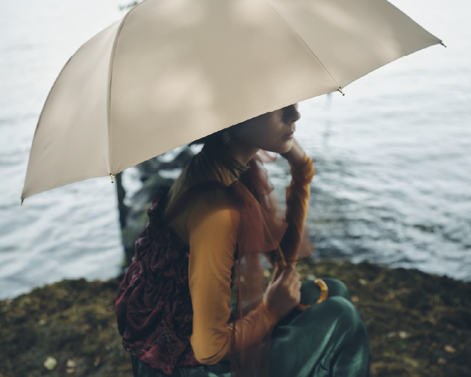 完全遮光日傘 長傘L