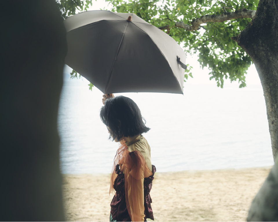 完全遮光日傘 長傘M