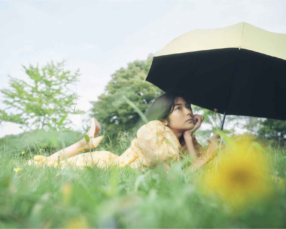 完全遮光日傘 長傘L