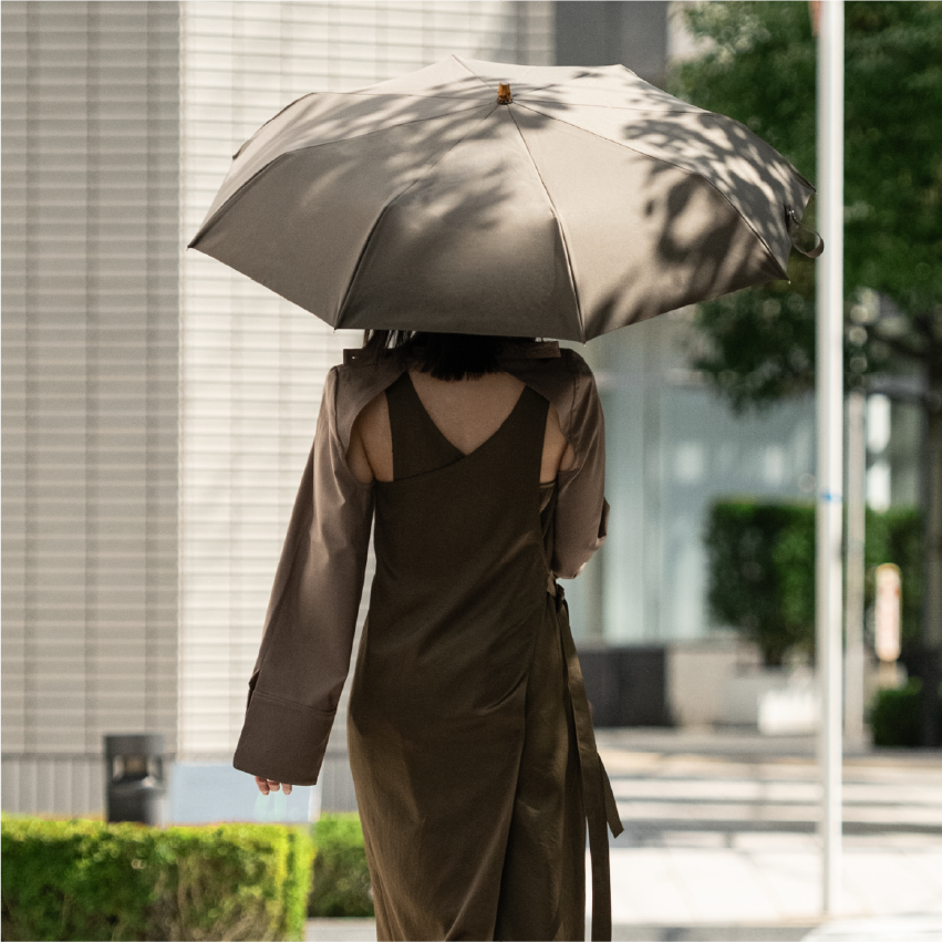 折りたたみ日傘 3段折EASYニュートラル