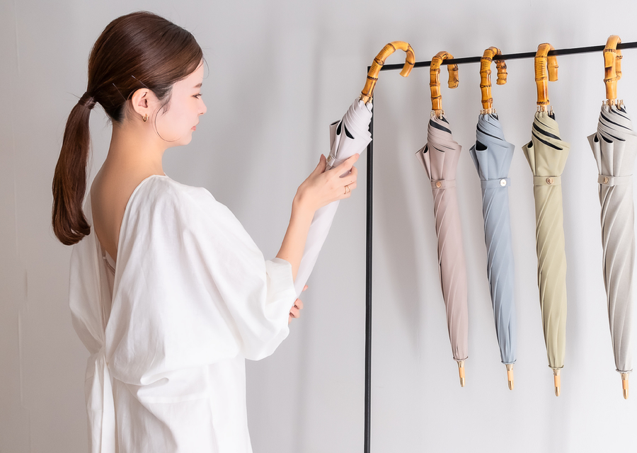 長傘S（50cm）ワンカラーアイボリーを選ぶMINORIさん