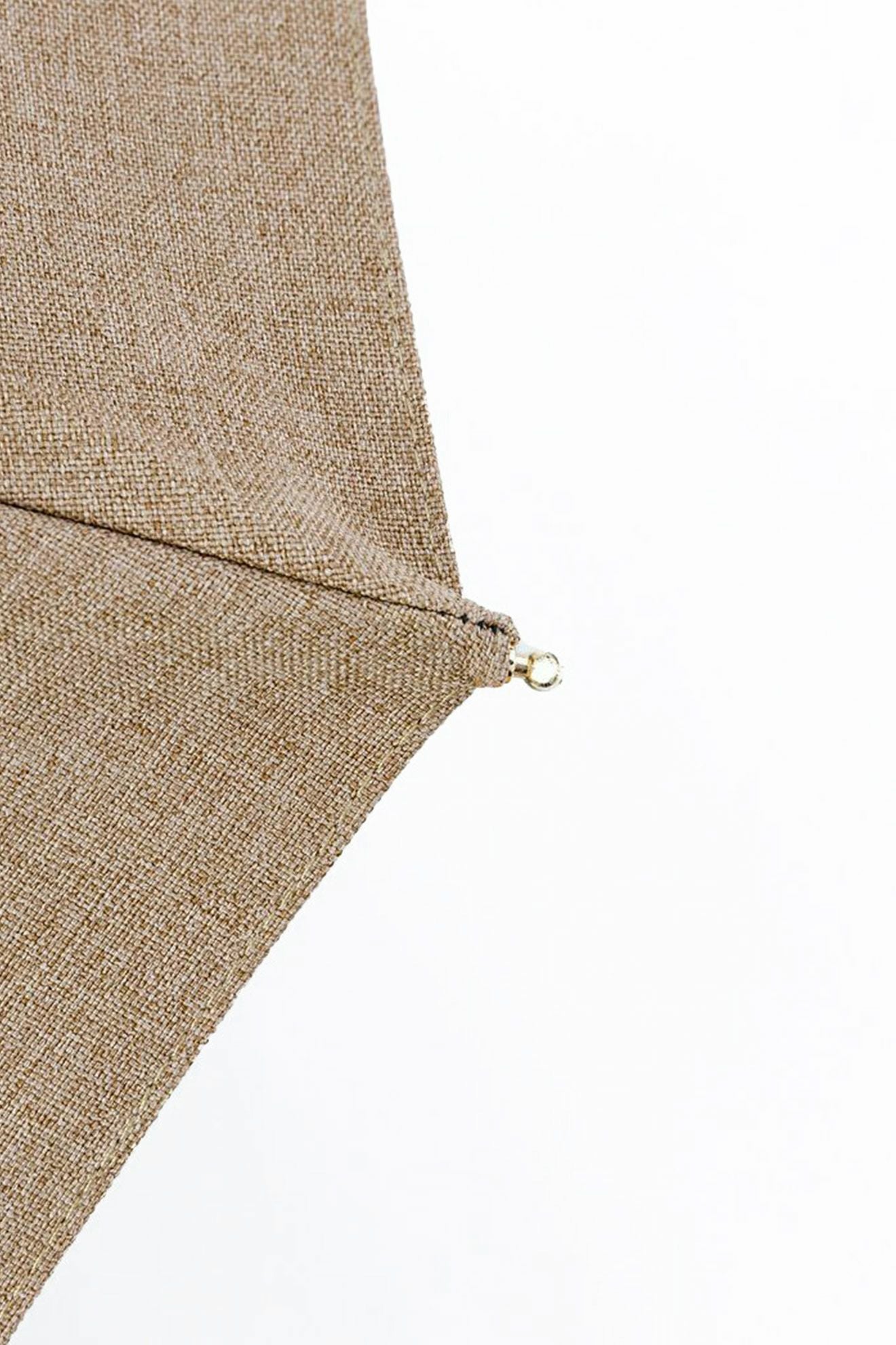 完全遮光日傘 UV100%カット 2段EASY 折りたたみ日傘 シャンブレー