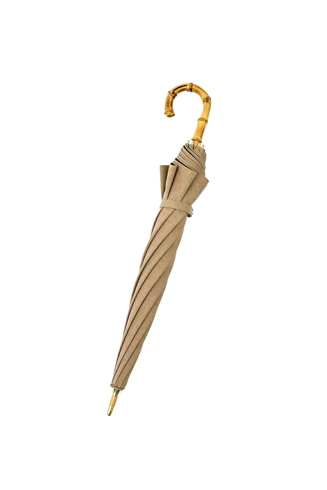 完全遮光日傘 UV100%カット 長傘 S シャンブレー