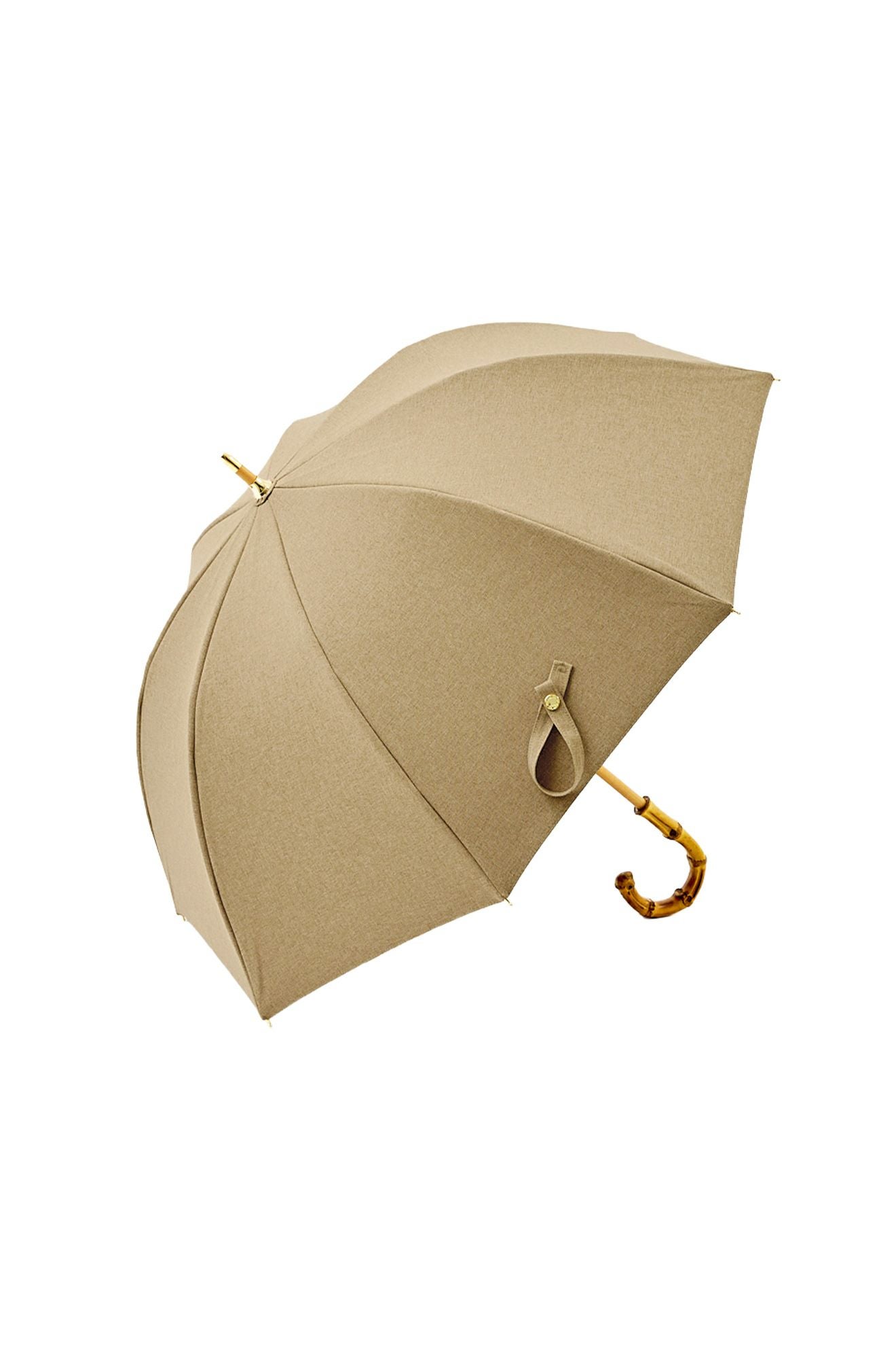 完全遮光日傘 UV100%カット 長傘 S シャンブレー