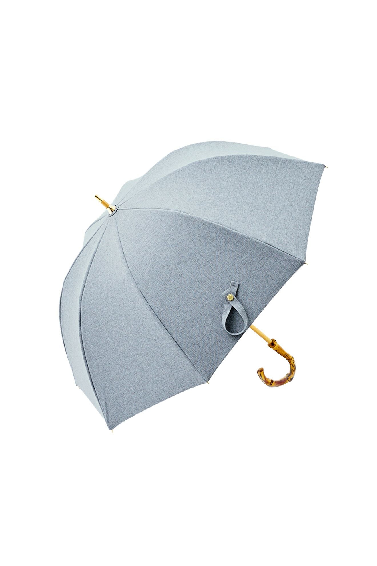 完全遮光日傘 UV100%カット 長傘 S シャンブレー