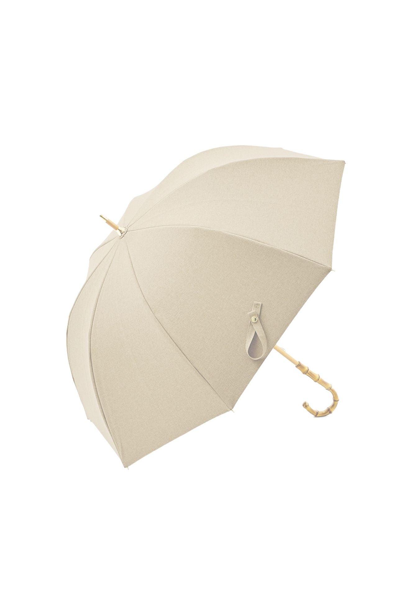 完全遮光日傘 UV100%カット 長傘 M シャンブレー