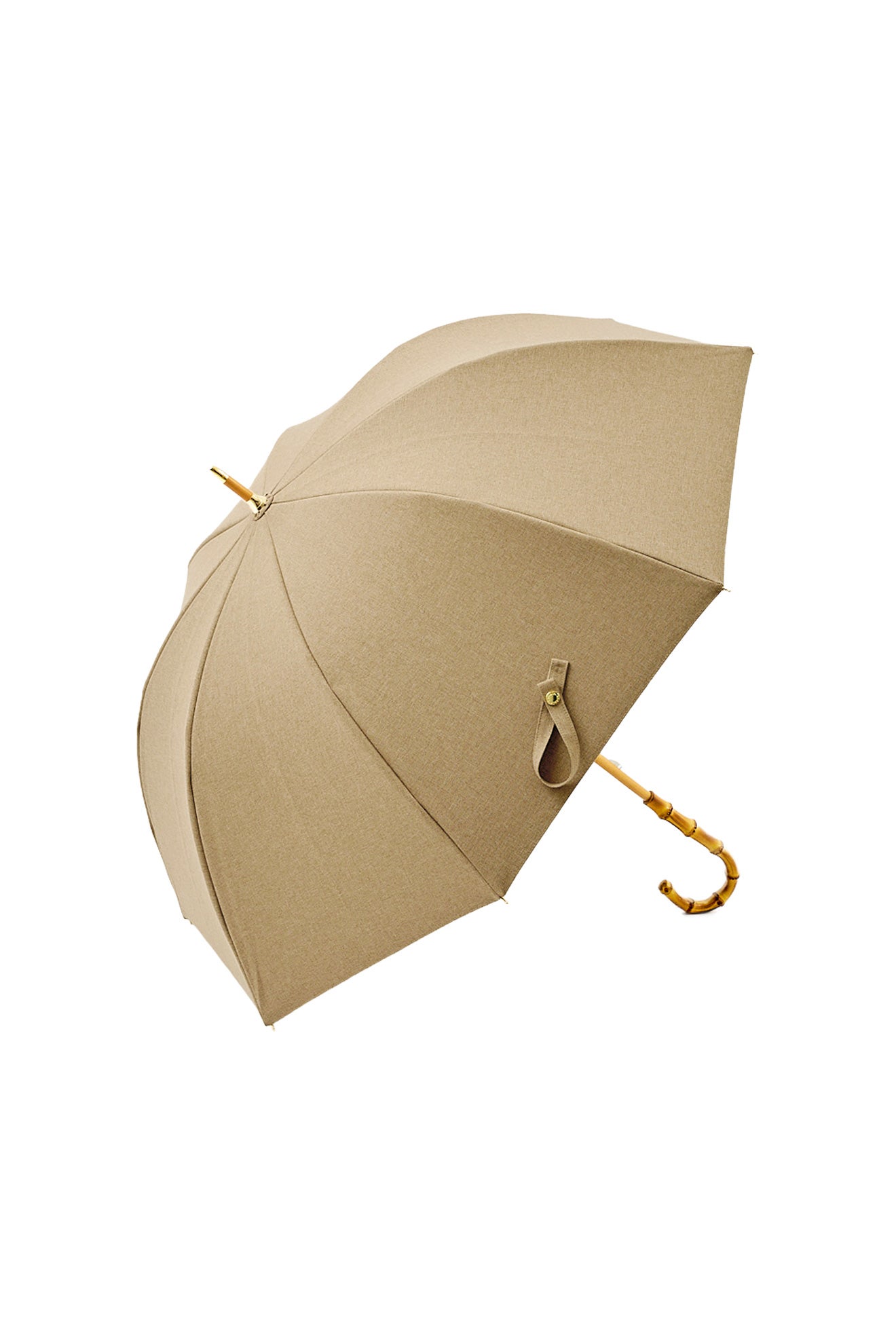 完全遮光日傘 UV100%カット 長傘 M シャンブレー