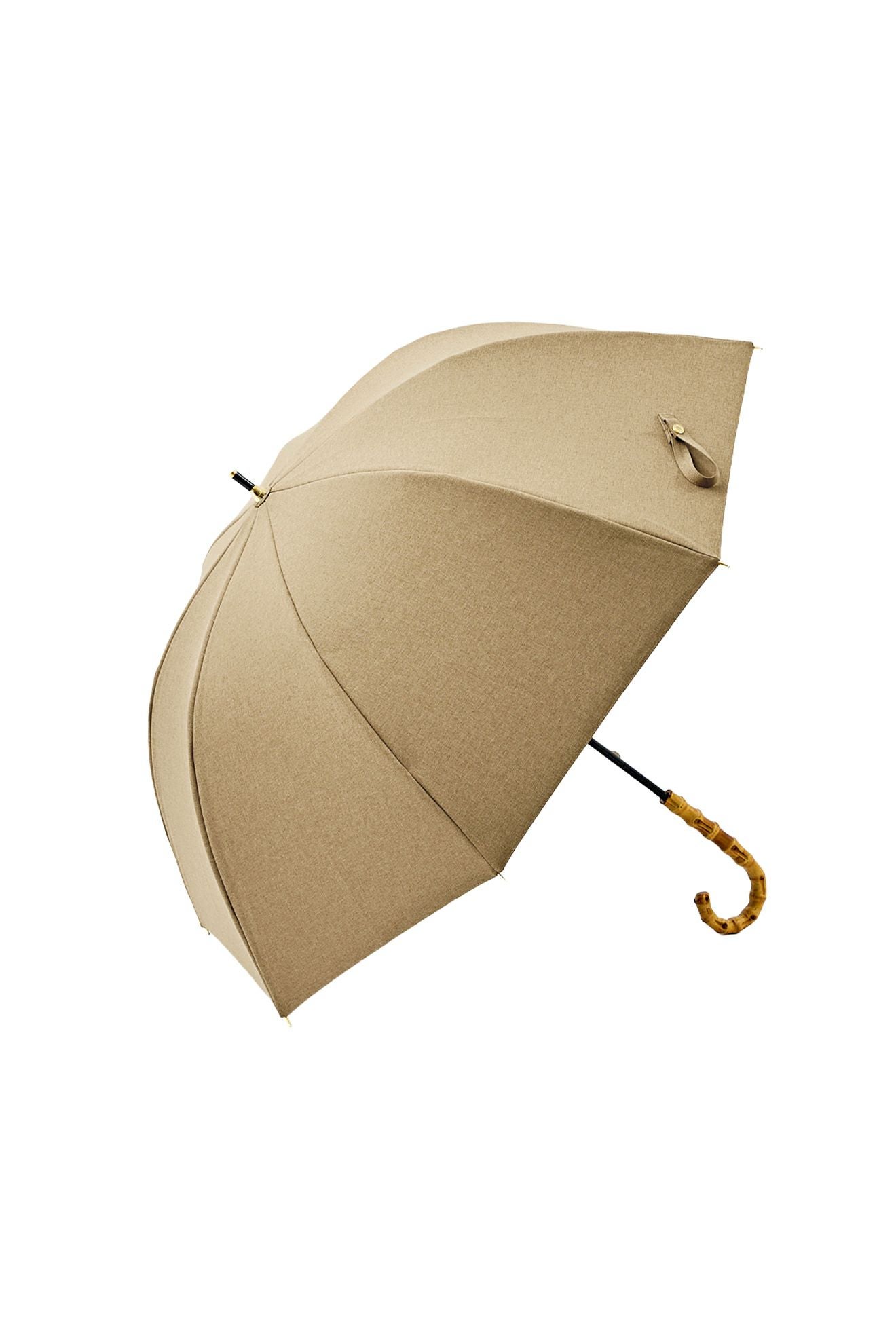 完全遮光日傘 UV100%カット 長傘 L シャンブレー