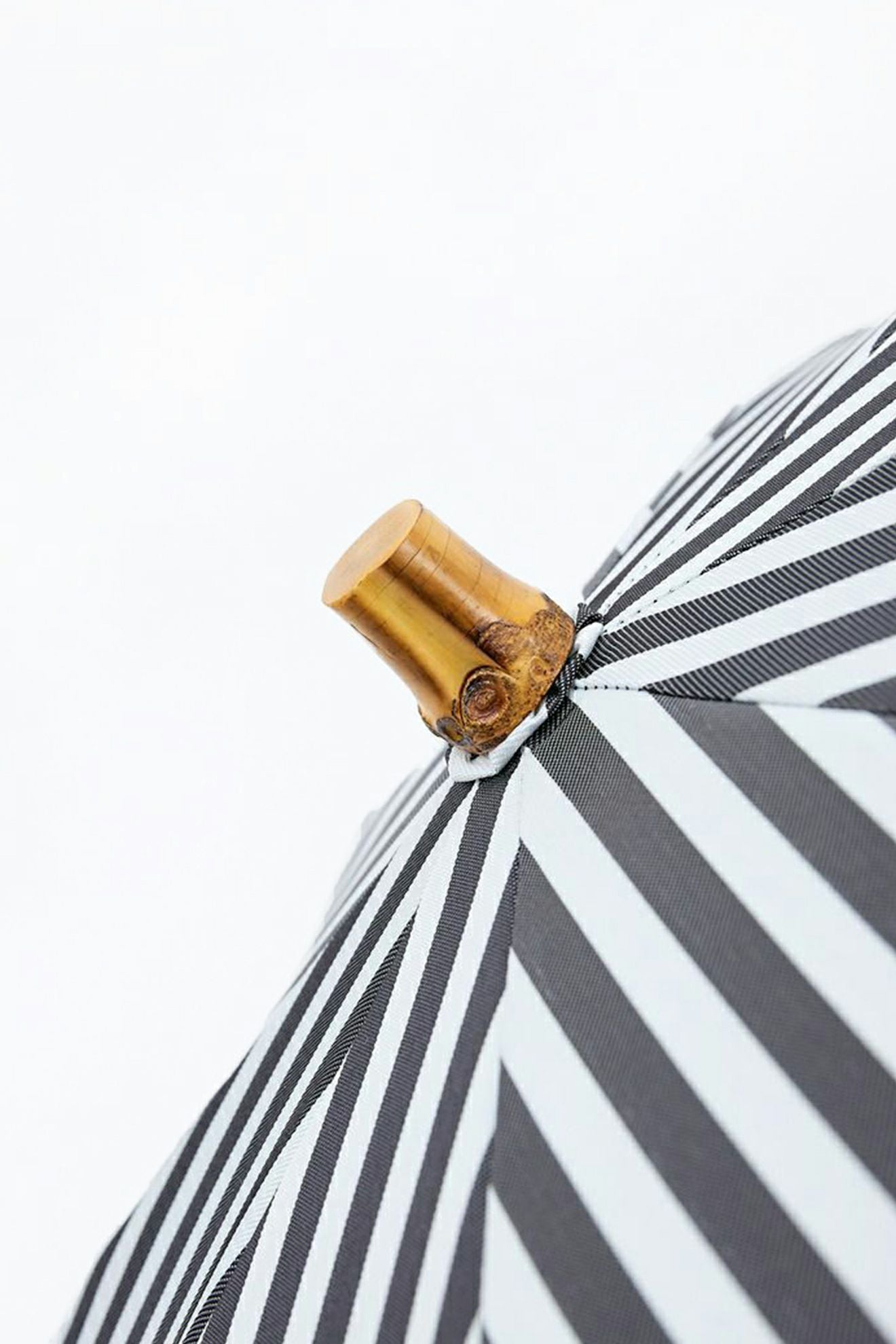 完全遮光日傘 UV100%カット 2段2WAY 折りたたみ日傘 ストライプ