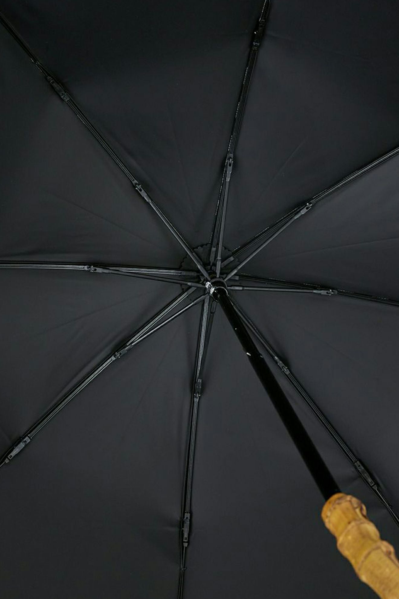 完全遮光日傘 UV100%カット 2段2WAY 折りたたみ日傘 ストライプ