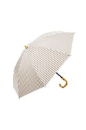 完全遮光日傘 UV100%カット 2段2WAY 折りたたみ日傘 ストライプ