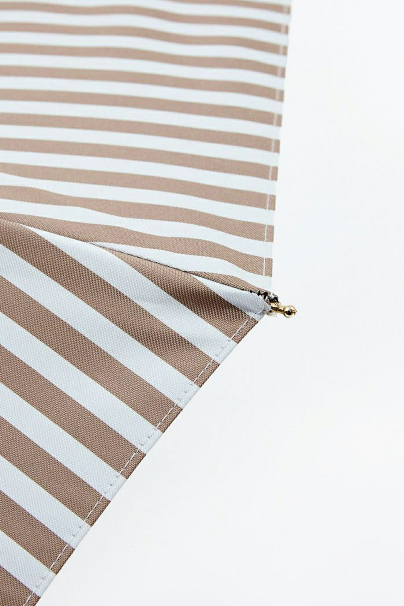 完全遮光日傘 UV100%カット 2段EASY 折りたたみ日傘 ストライプ