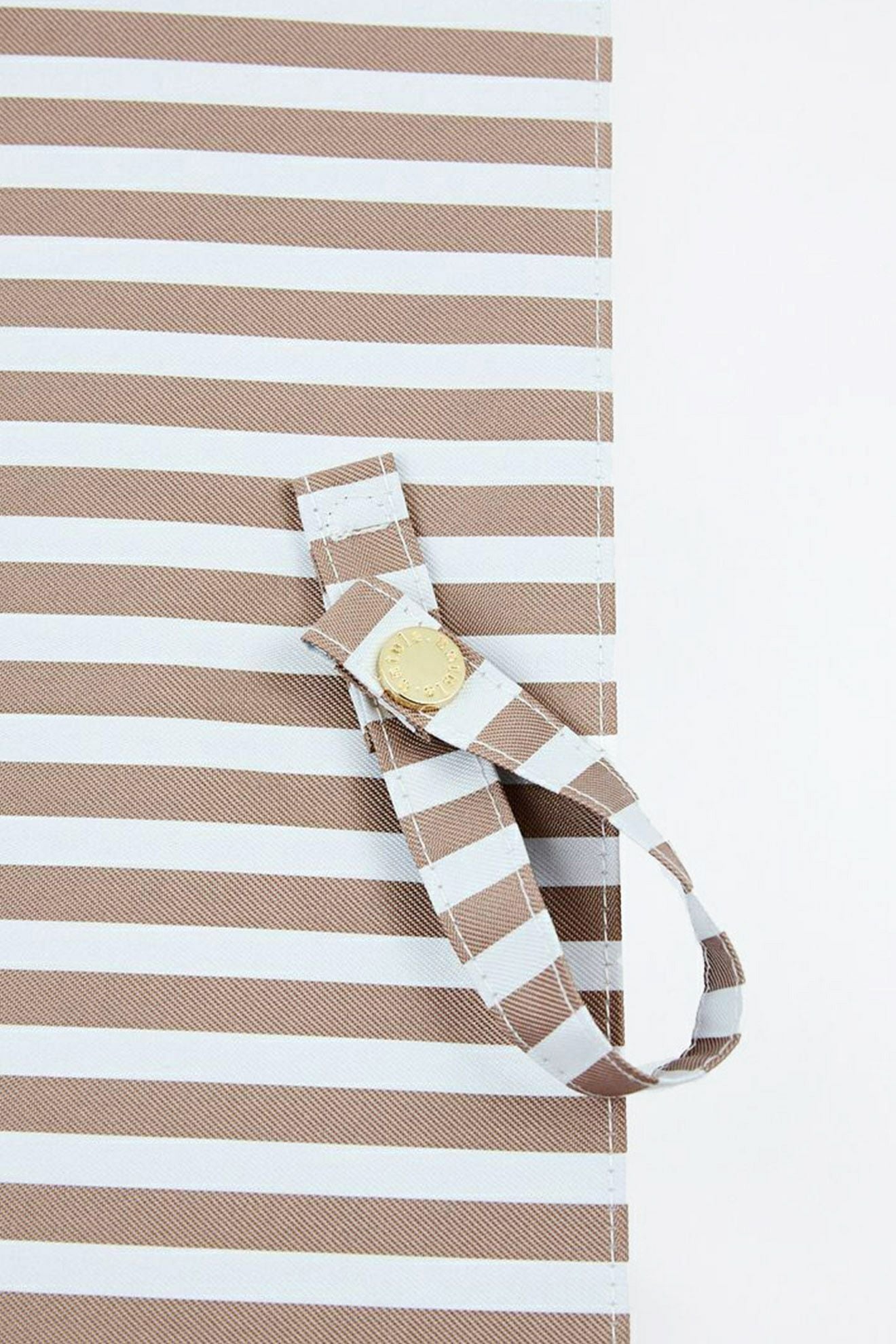 完全遮光日傘 UV100%カット 2段EASY 折りたたみ日傘 ストライプ