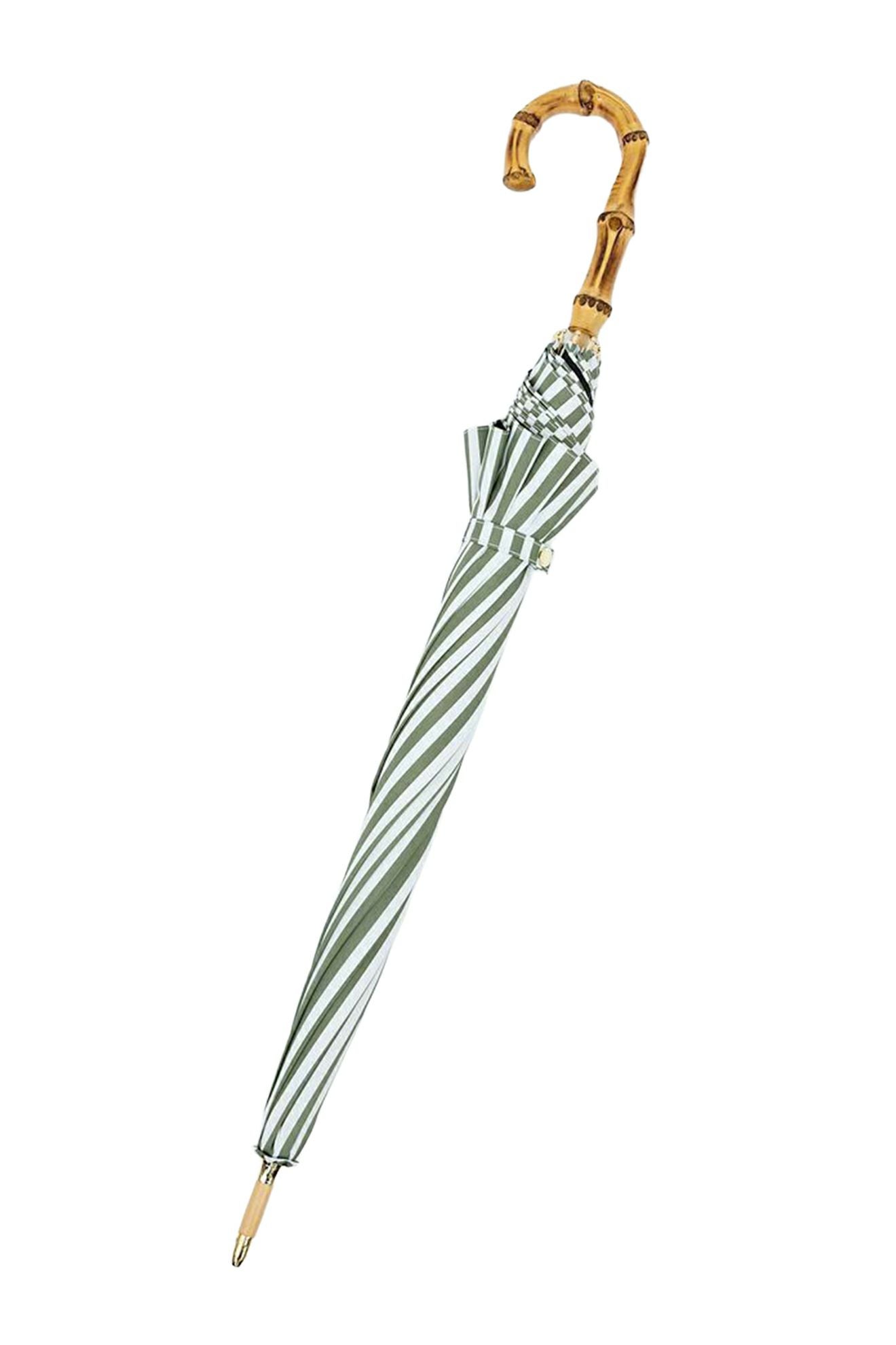 完全遮光日傘 UV100%カット 長傘 M ストライプ