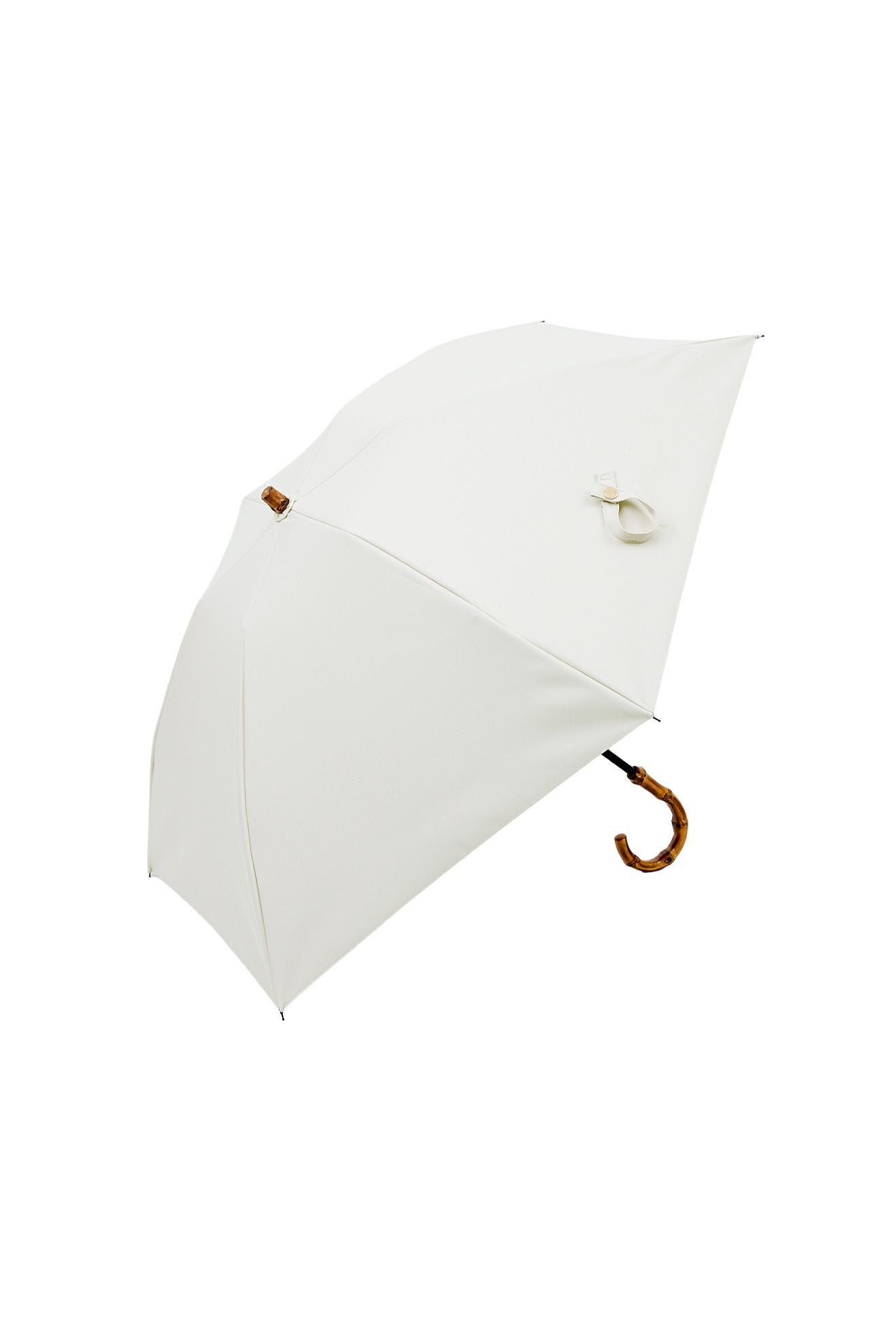 完全遮光日傘 UV100%カット 3段コンパクト 折りたたみ日傘 ワンカラー