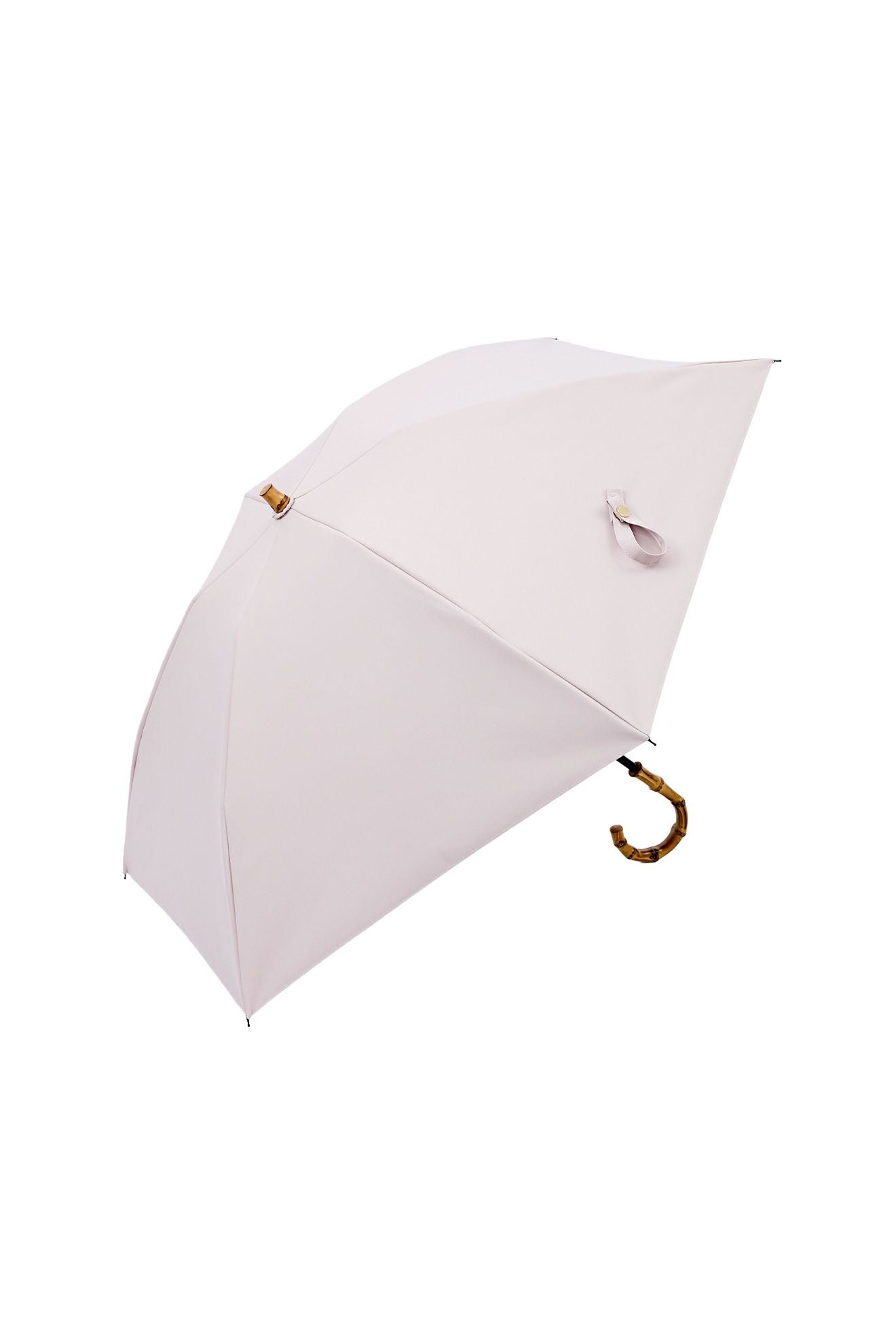 完全遮光日傘 UV100%カット 3段コンパクト 折りたたみ日傘 ワンカラー