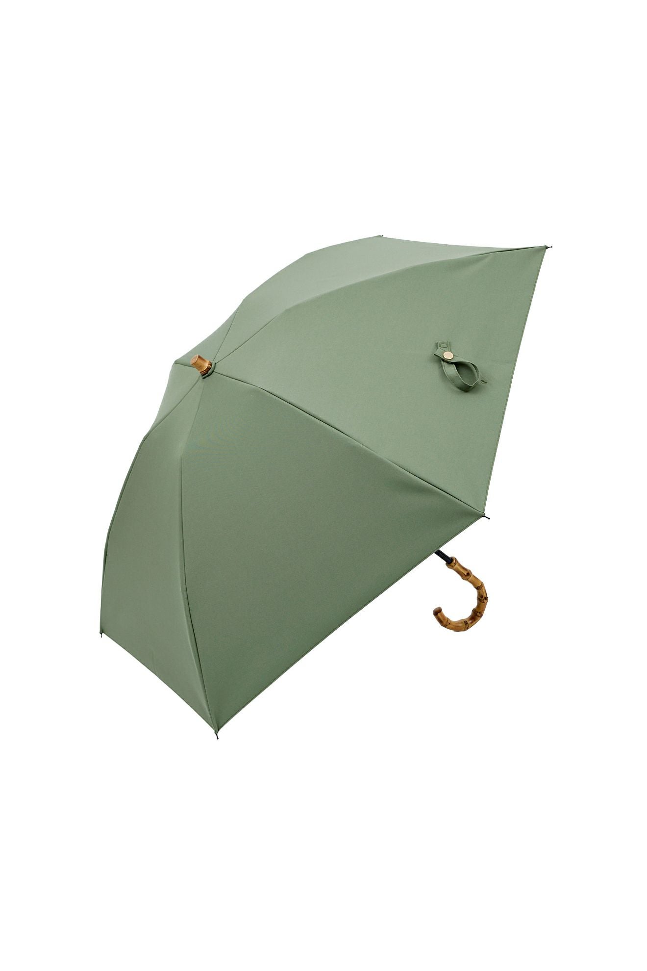 完全遮光日傘 UV100%カット 3段コンパクト 折りたたみ日傘 ワンカラー