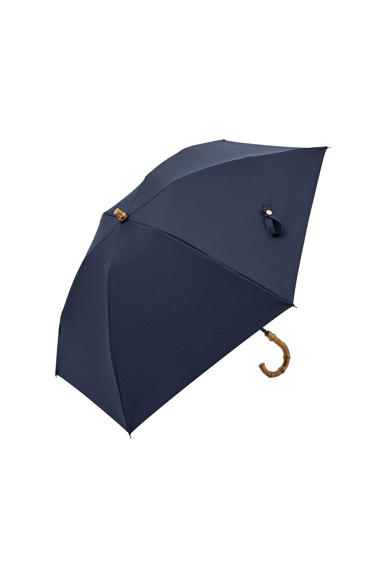 完全遮光日傘 UV100%カット 3段コンパクト 折りたたみ日傘 ワンカラー