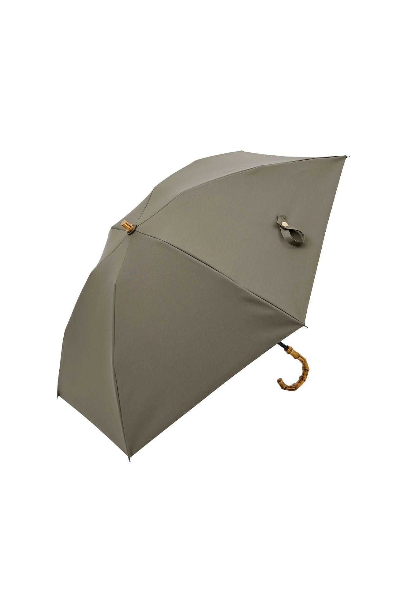 完全遮光日傘 UV100%カット 3段コンパクト 折りたたみ日傘 ワンカラー