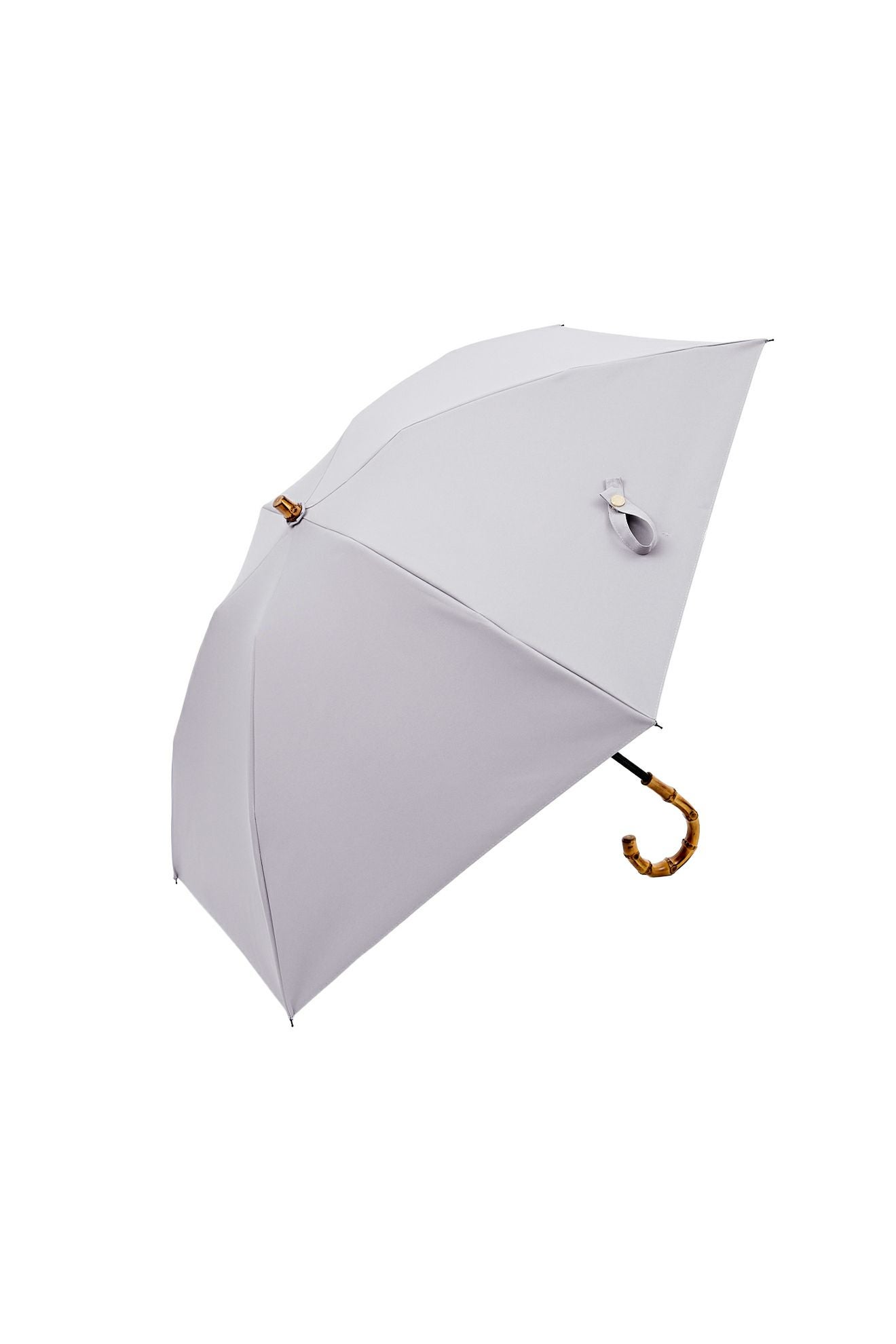 完全遮光日傘 UV100%カット 3段コンパクト 折りたたみ日傘 ワンカラー