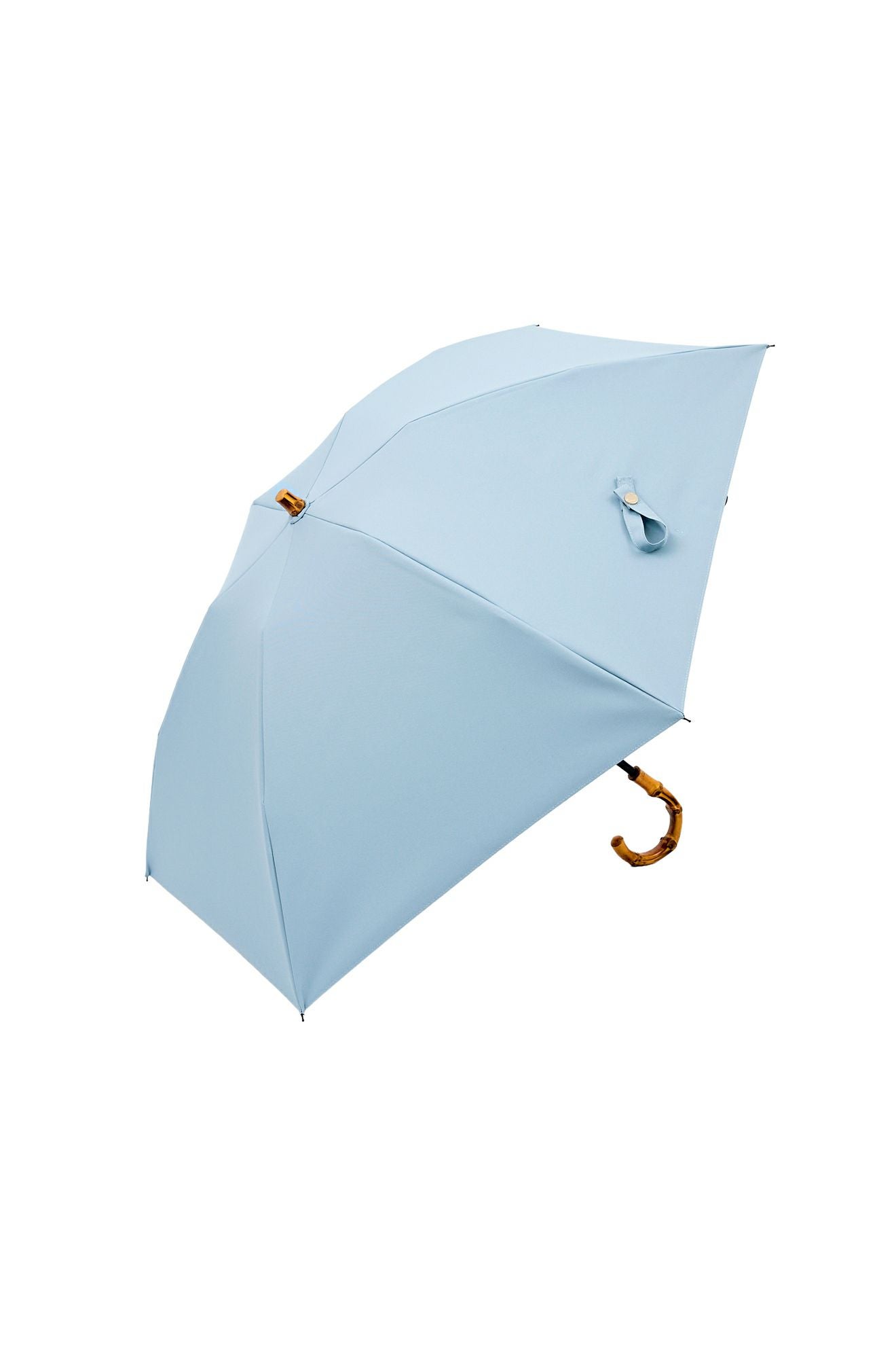 完全遮光日傘 UV100%カット 3段コンパクト 折りたたみ日傘 ワンカラー