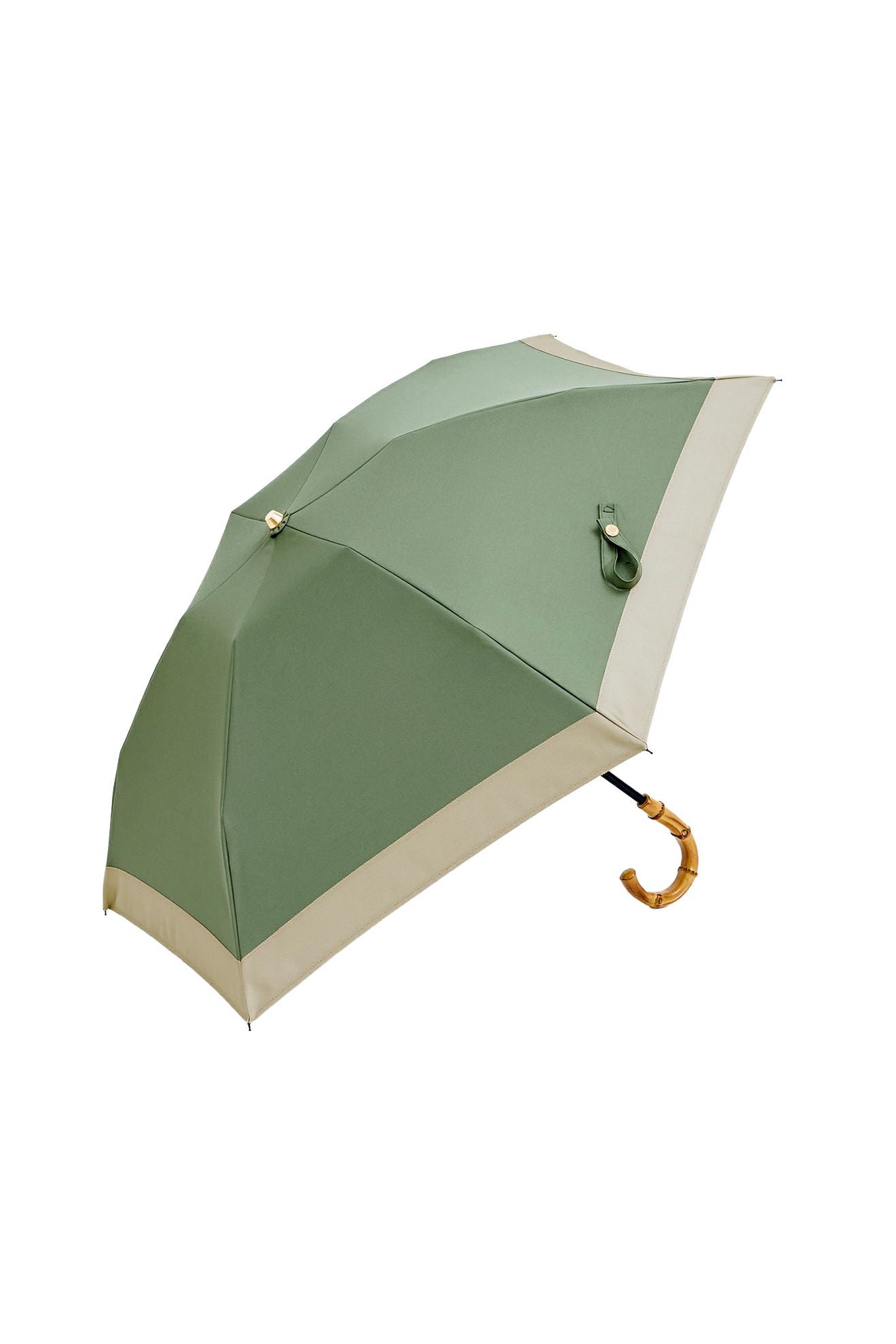 完全遮光日傘 UV100%カット 3段コンパクト 折りたたみ日傘 バイカラー