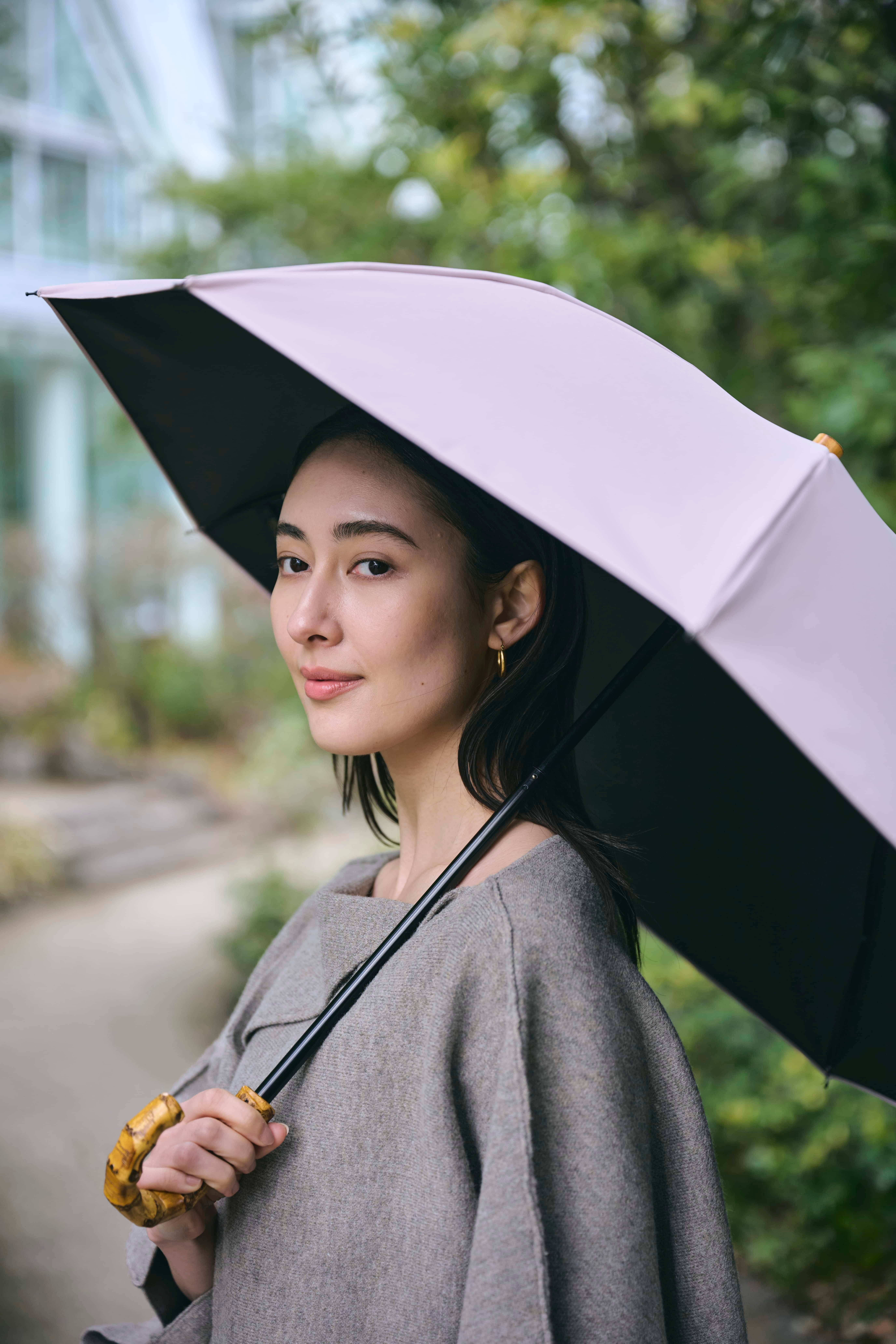 完全遮光日傘 UV100%カット 2段2WAY 折りたたみ日傘 ワンカラー