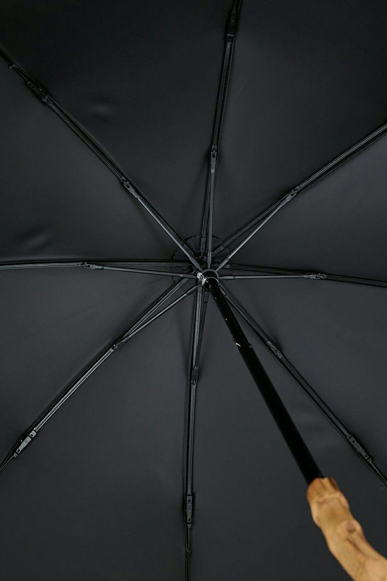 完全遮光日傘 UV100%カット 2段2WAY 折りたたみ日傘 ワンカラー