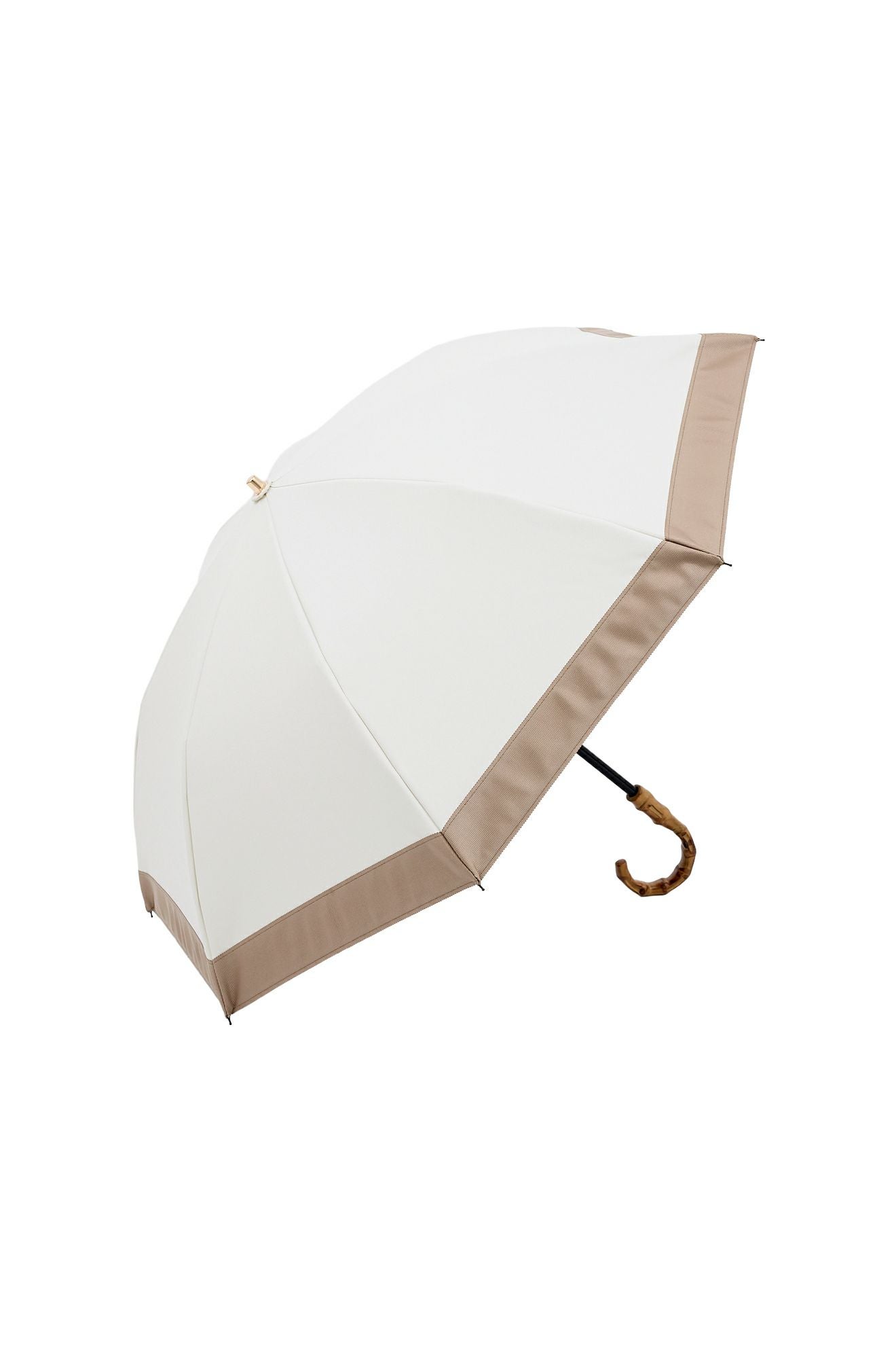 完全遮光日傘 UV100%カット 2段2WAY 折りたたみ日傘 バイカラー