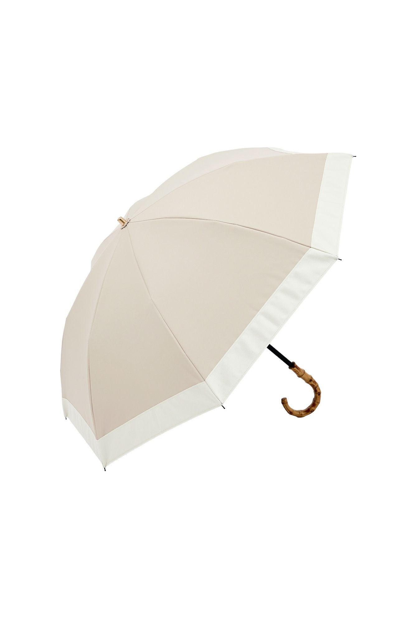 完全遮光100% 2段2WAY 折りたたみ日傘/バイカラー(50cm)