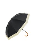 完全遮光日傘 UV100%カット 2段2WAY 折りたたみ日傘 バイカラー
