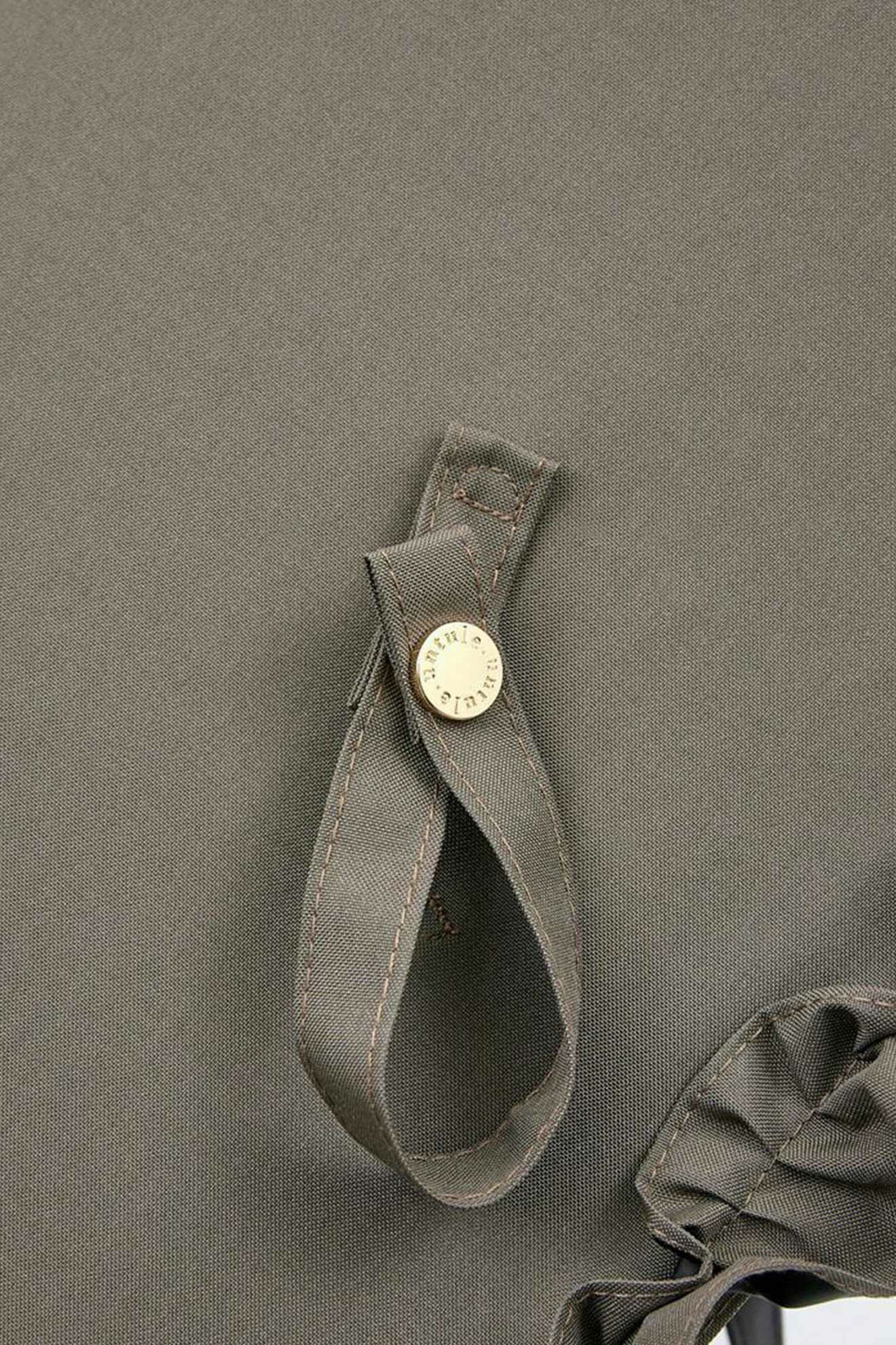 完全遮光日傘 UV100%カット 2段2WAY 折りたたみ日傘 フリル