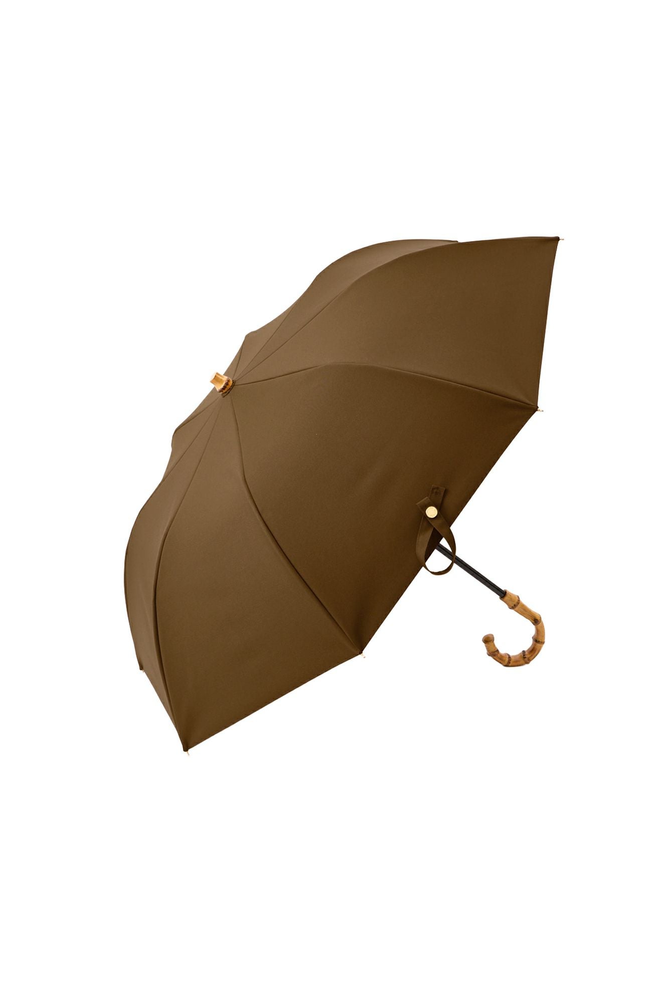 完全遮光日傘 UV100%カット 2段EASY 折りたたみ日傘 ワンカラー