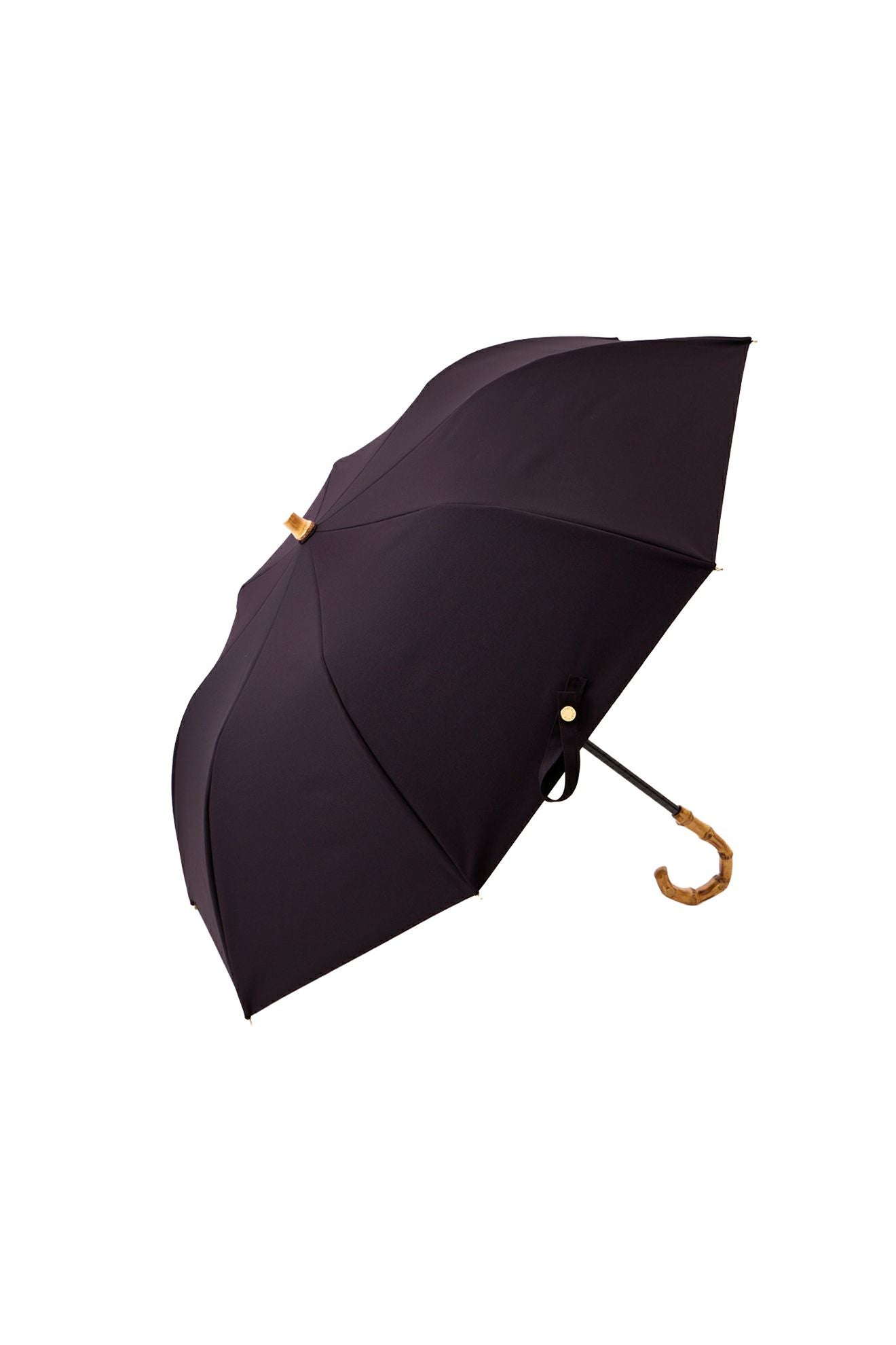 完全遮光100% 2段EASY 折りたたみ日傘/ワンカラー(50cm)