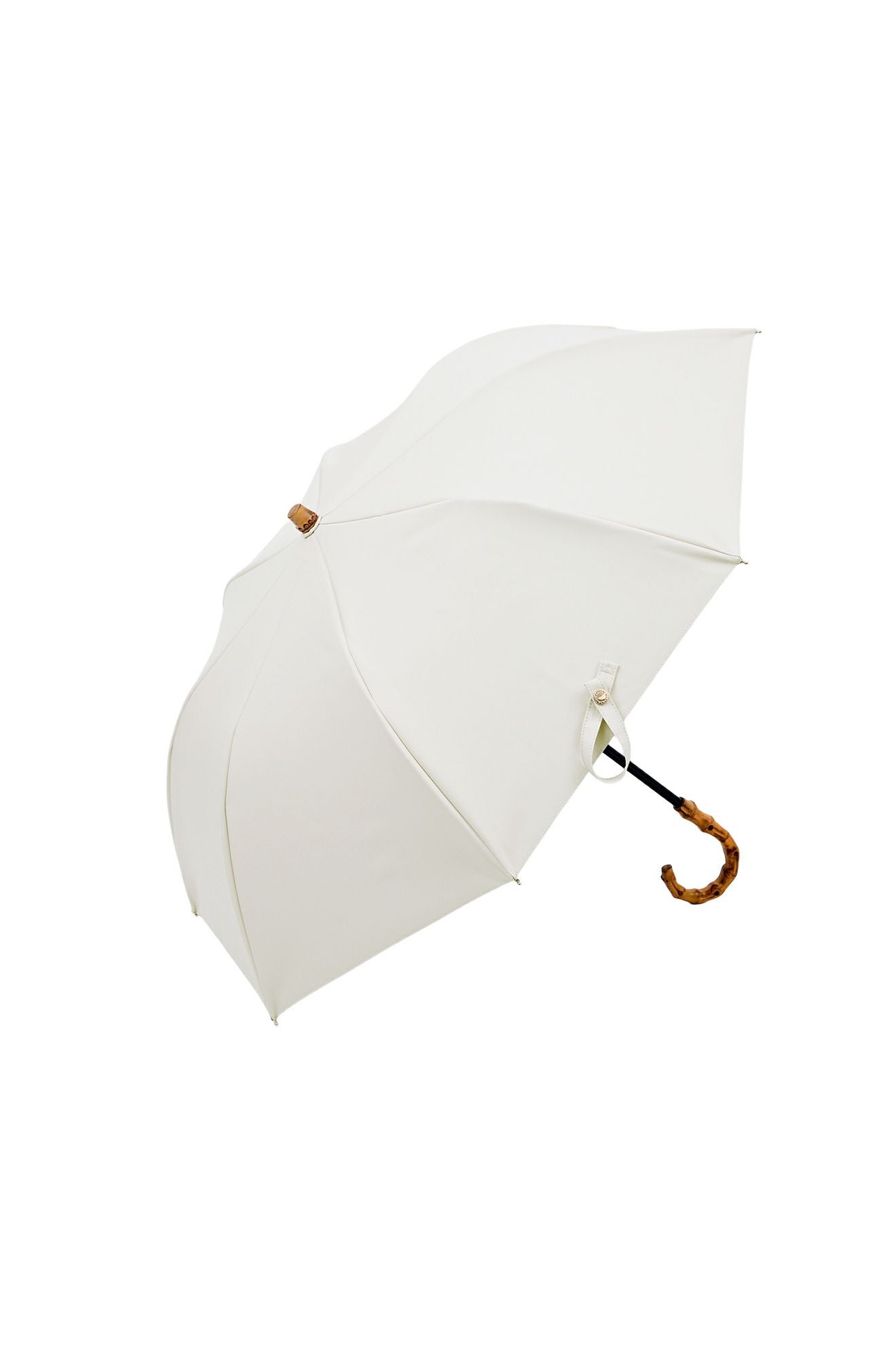 完全遮光日傘 UV100%カット 2段EASY 折りたたみ日傘 ワンカラー