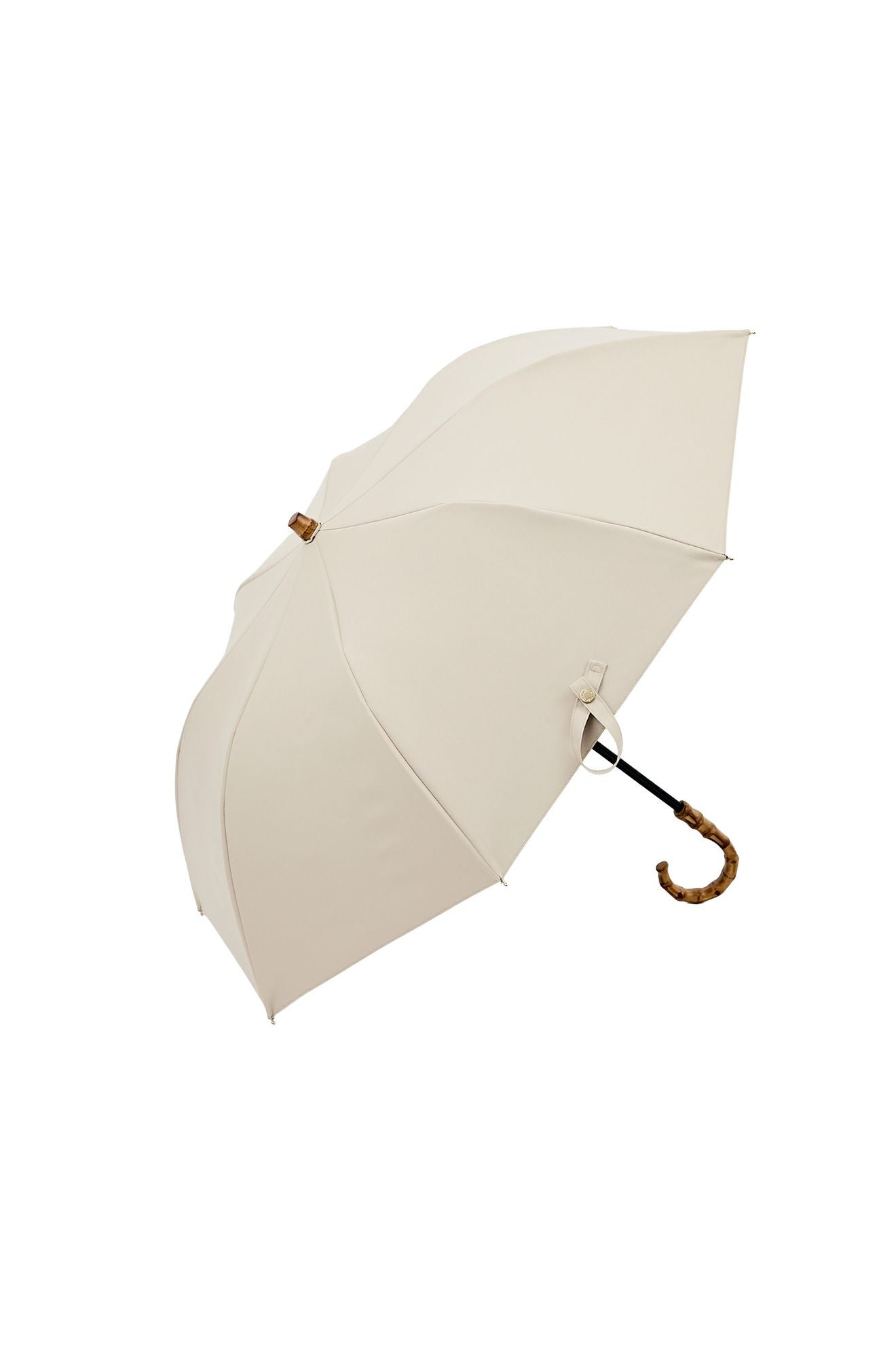 完全遮光日傘 UV100%カット 2段EASY 折りたたみ日傘 ワンカラー