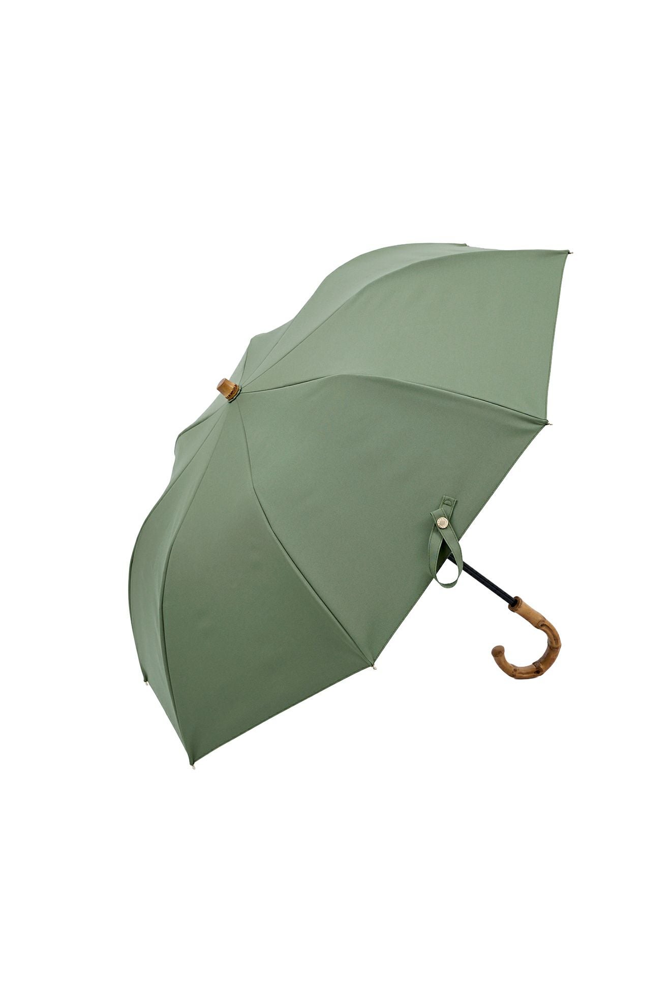 完全遮光日傘 UV100%カット 2段EASY 折りたたみ日傘 ワンカラー