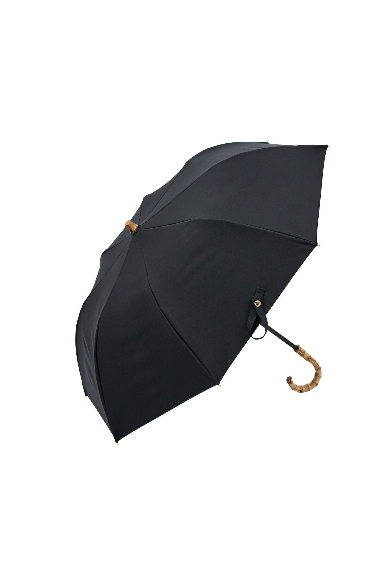 完全遮光100% 2段EASY 折りたたみ日傘/ワンカラー(50cm)