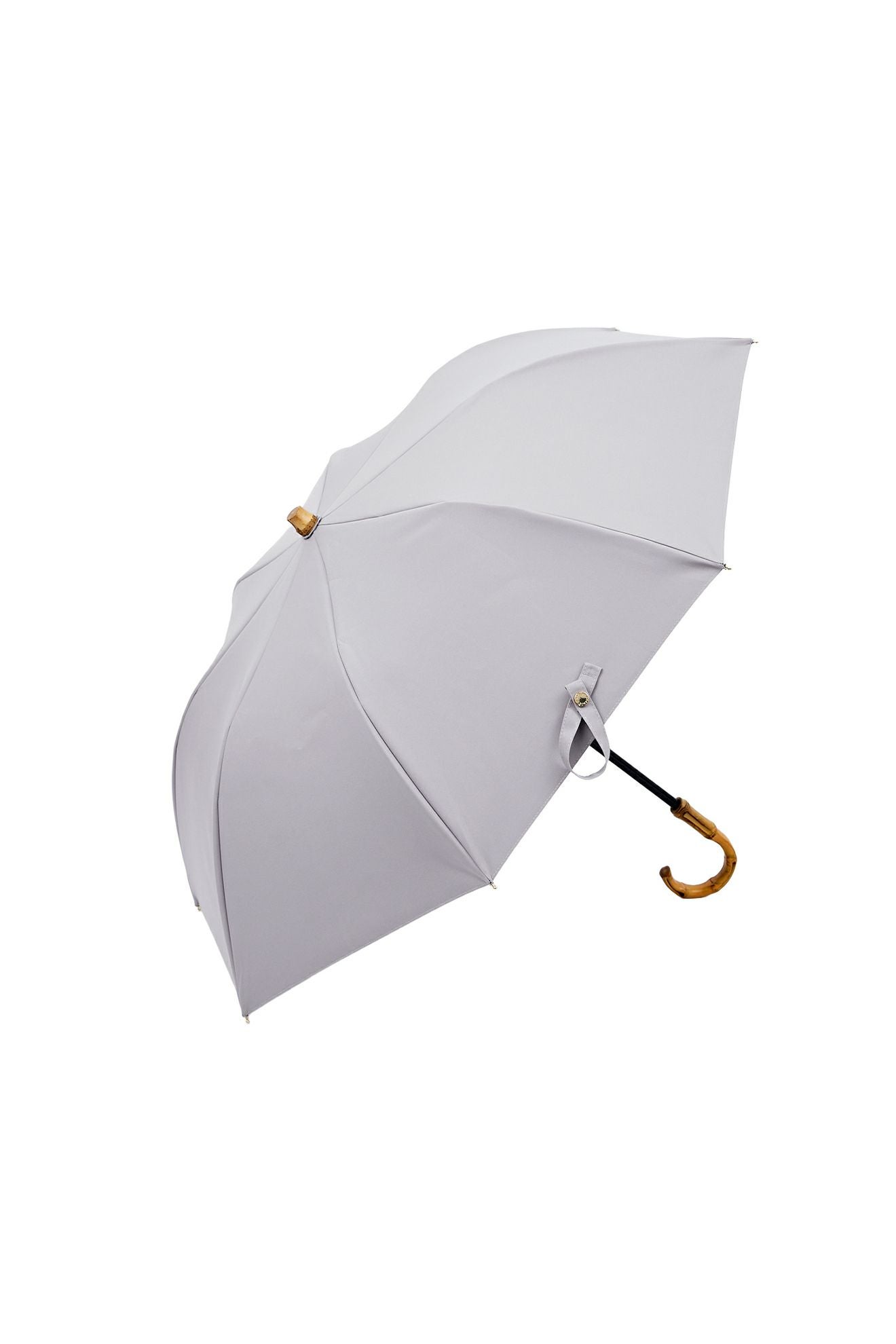 完全遮光日傘 UV100%カット 2段EASY 折りたたみ日傘 ワンカラー