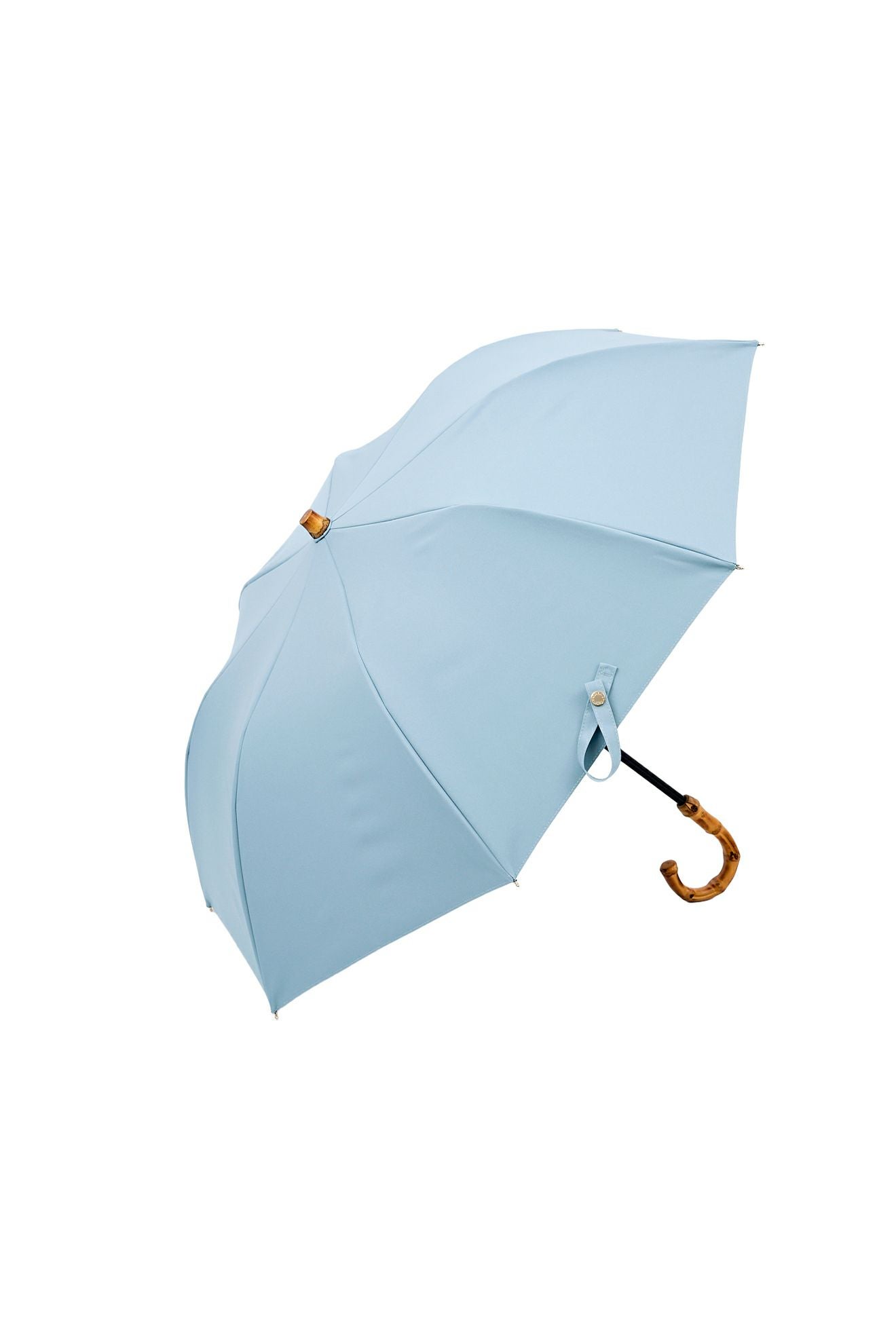 完全遮光日傘 UV100%カット 2段EASY 折りたたみ日傘 ワンカラー