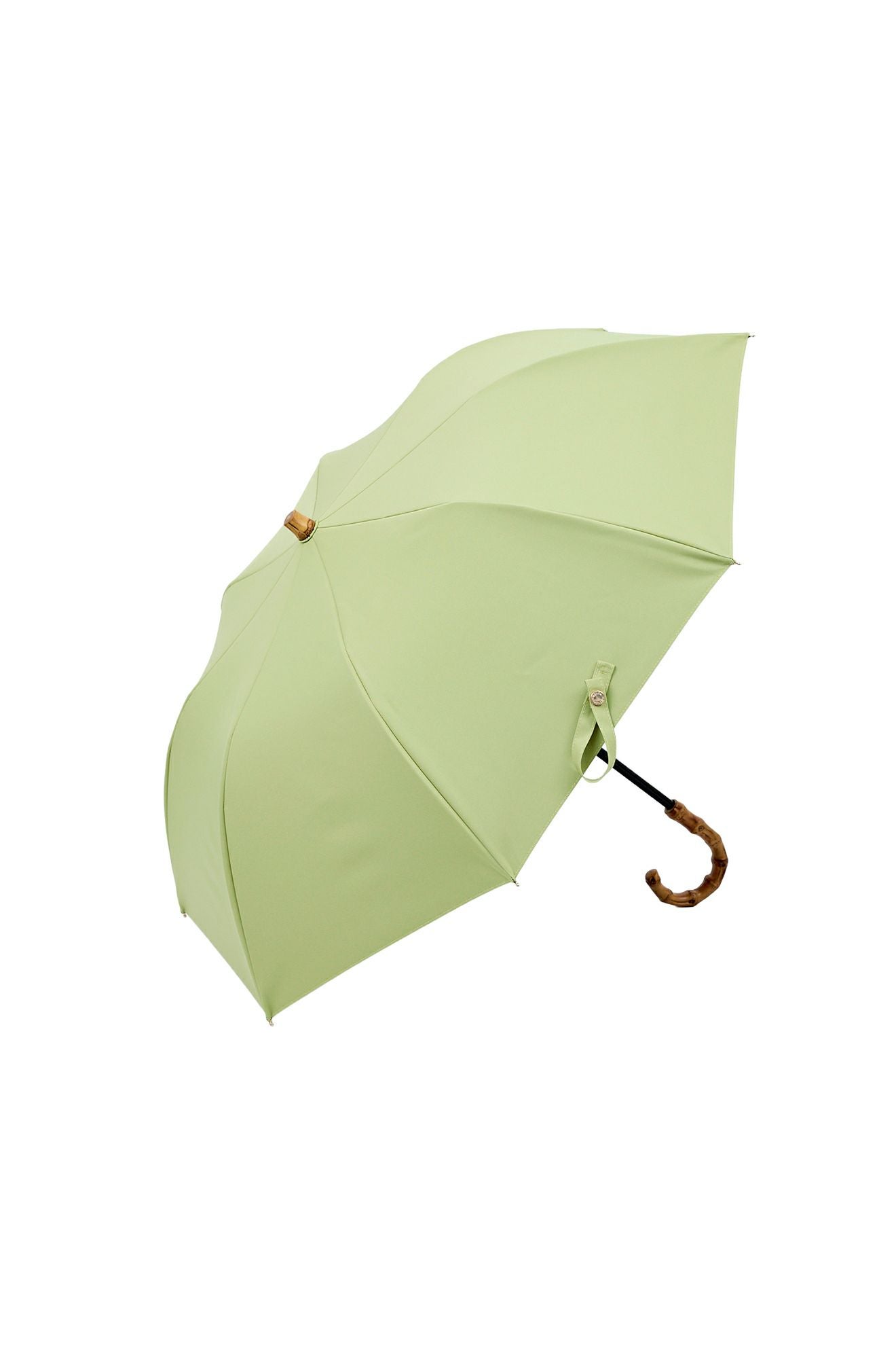 完全遮光日傘 UV100%カット 2段EASY 折りたたみ日傘 ワンカラー