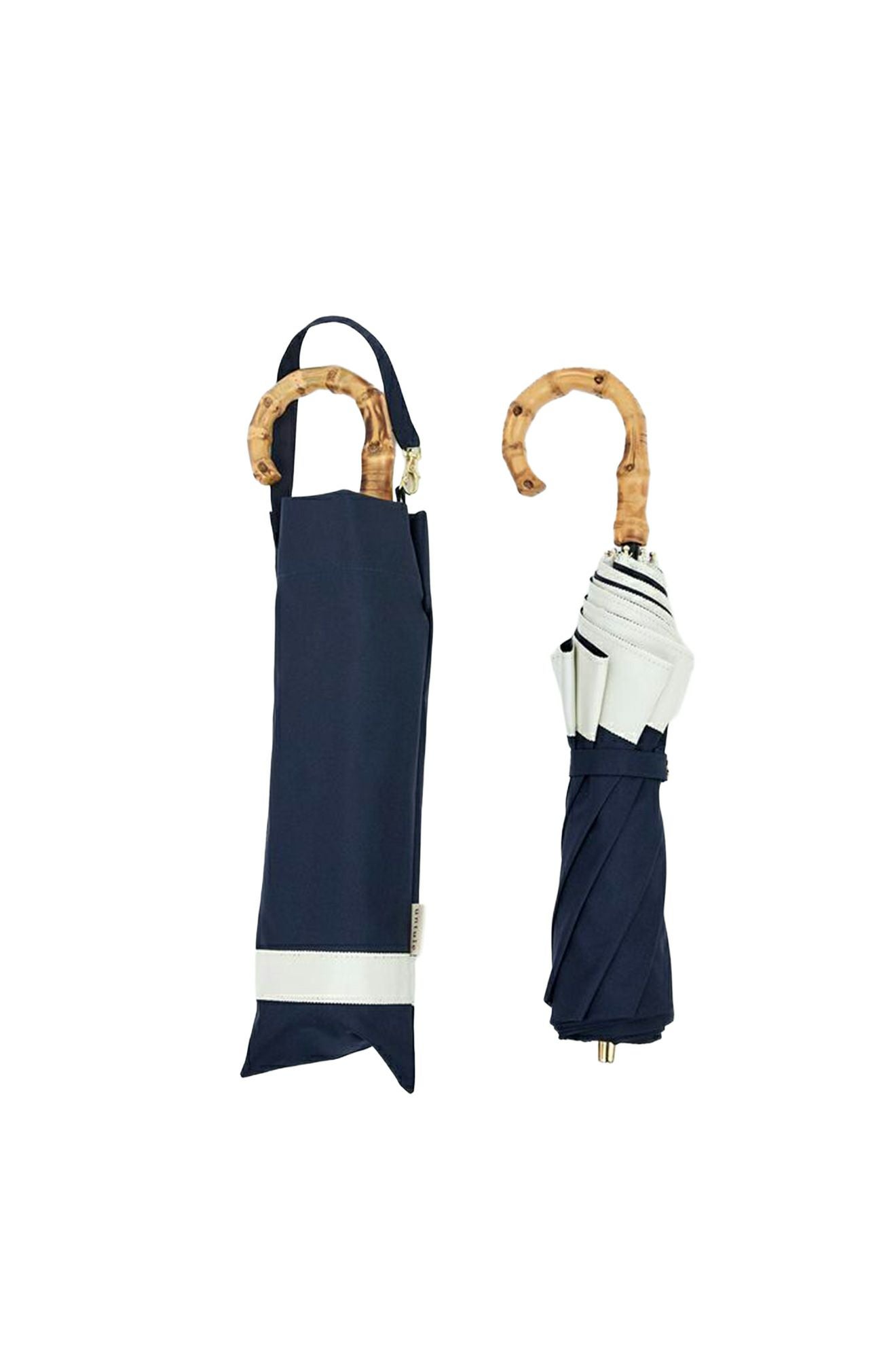 完全遮光日傘 UV100%カット 2段EASY 折りたたみ日傘 バイカラー