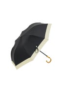 完全遮光日傘 UV100%カット 2段EASY 折りたたみ日傘 バイカラー